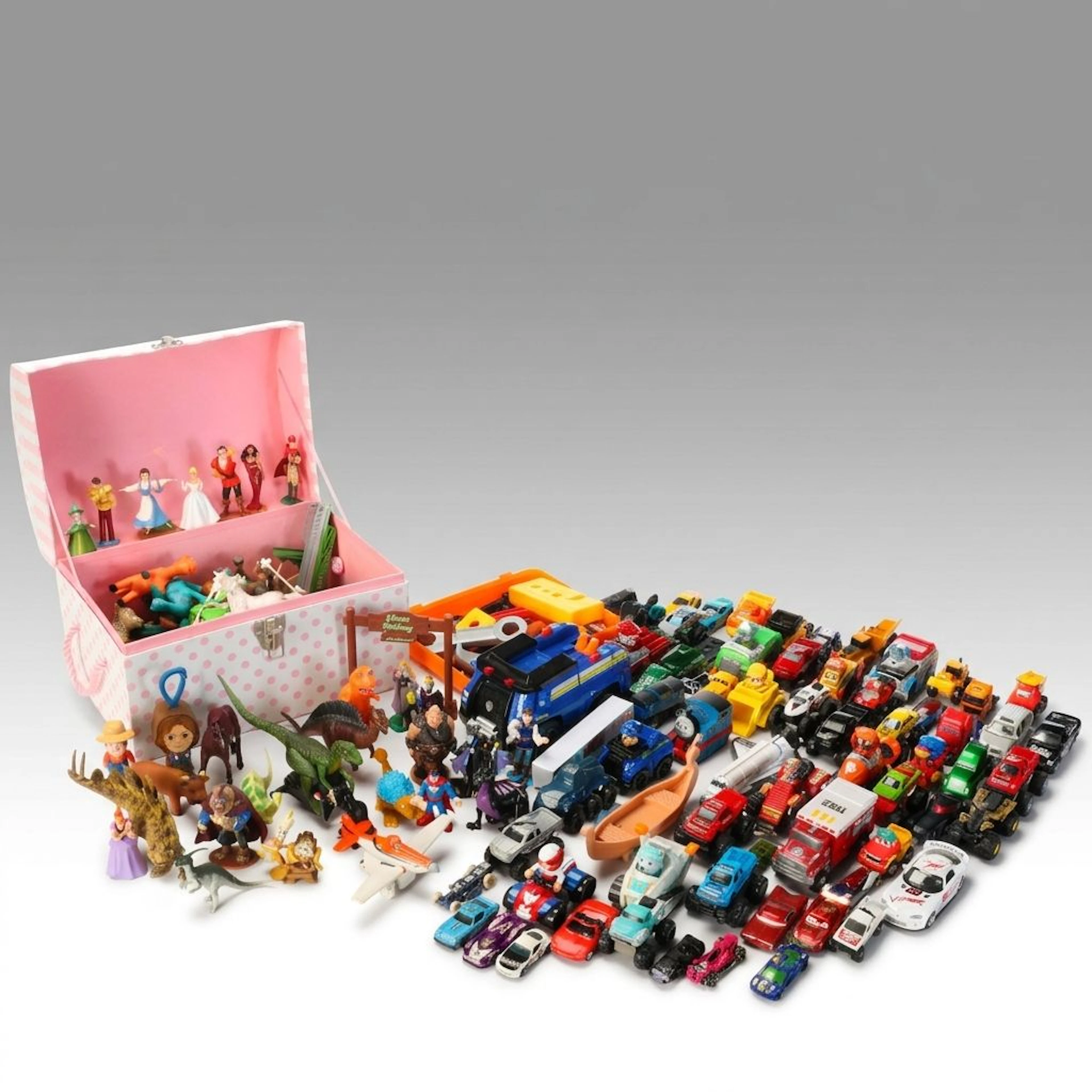 Disney "Beauty and the Beast" with Mattel, Hot Wheels and Other Toys
