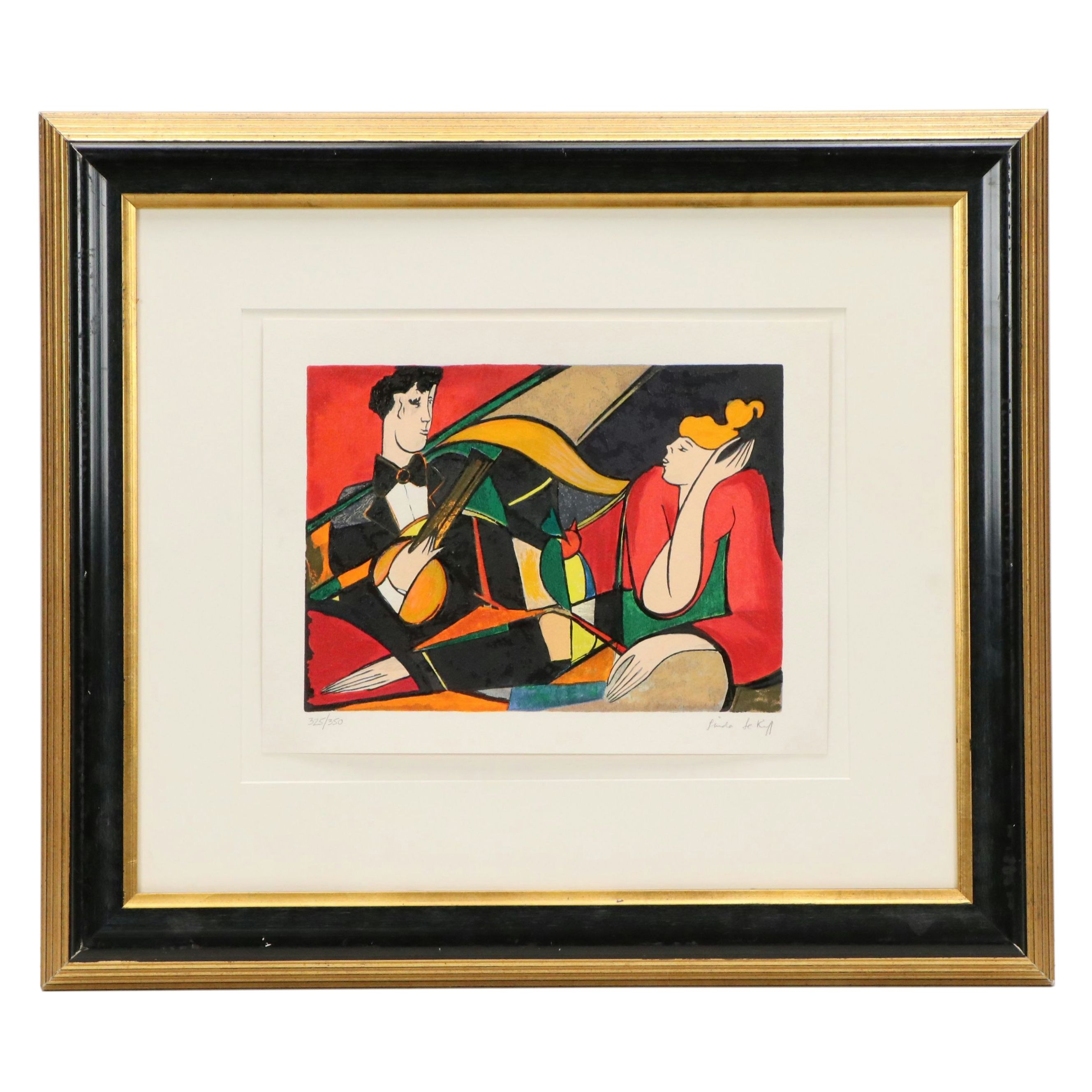 Linda Le Kinff リンダ・ル・キンフ リトグラフ 2枚セット 額装済 Linda le kinff - Etsy 日本