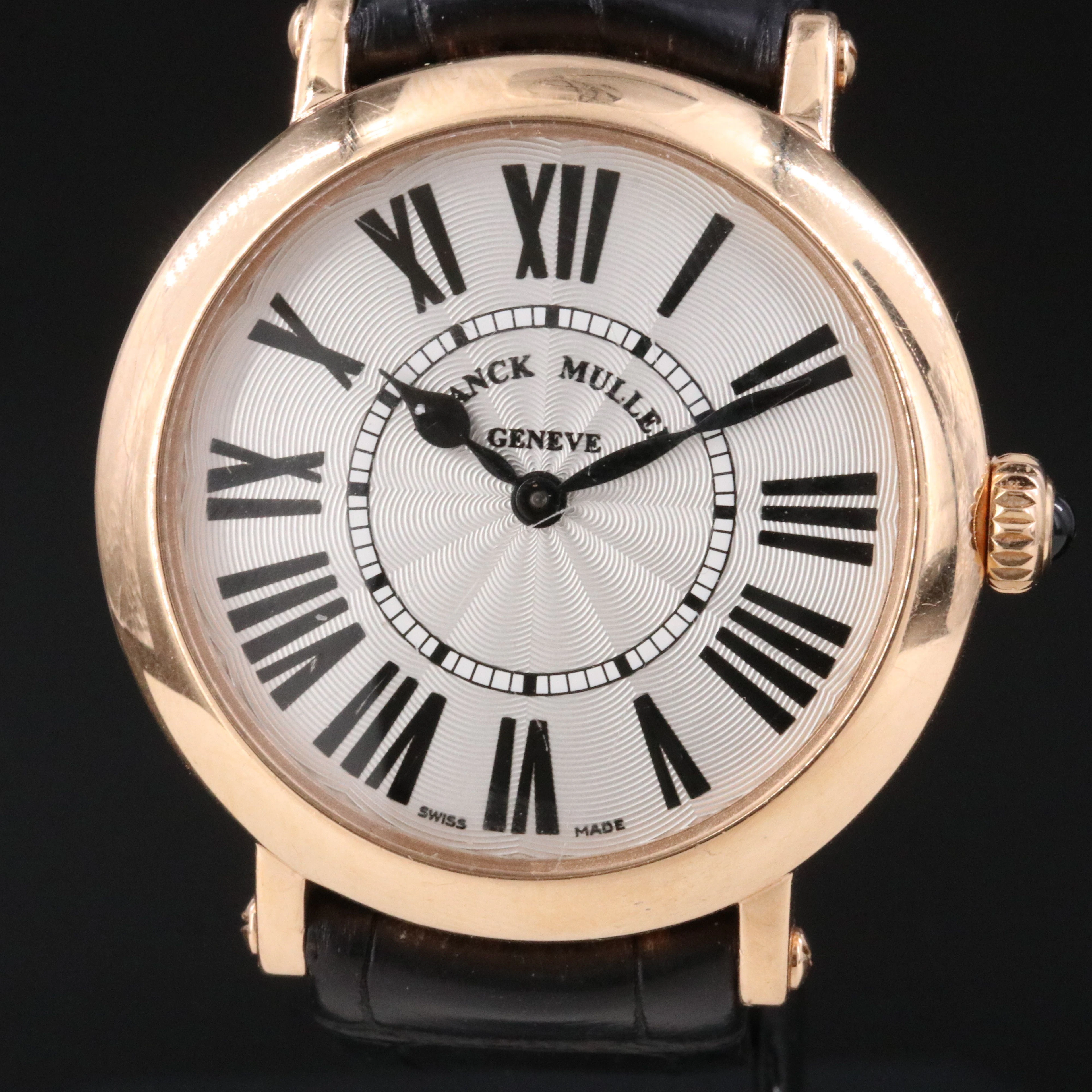 Franck Muller 18K Ronde 35mm Quartz Watch 8035 QZ R