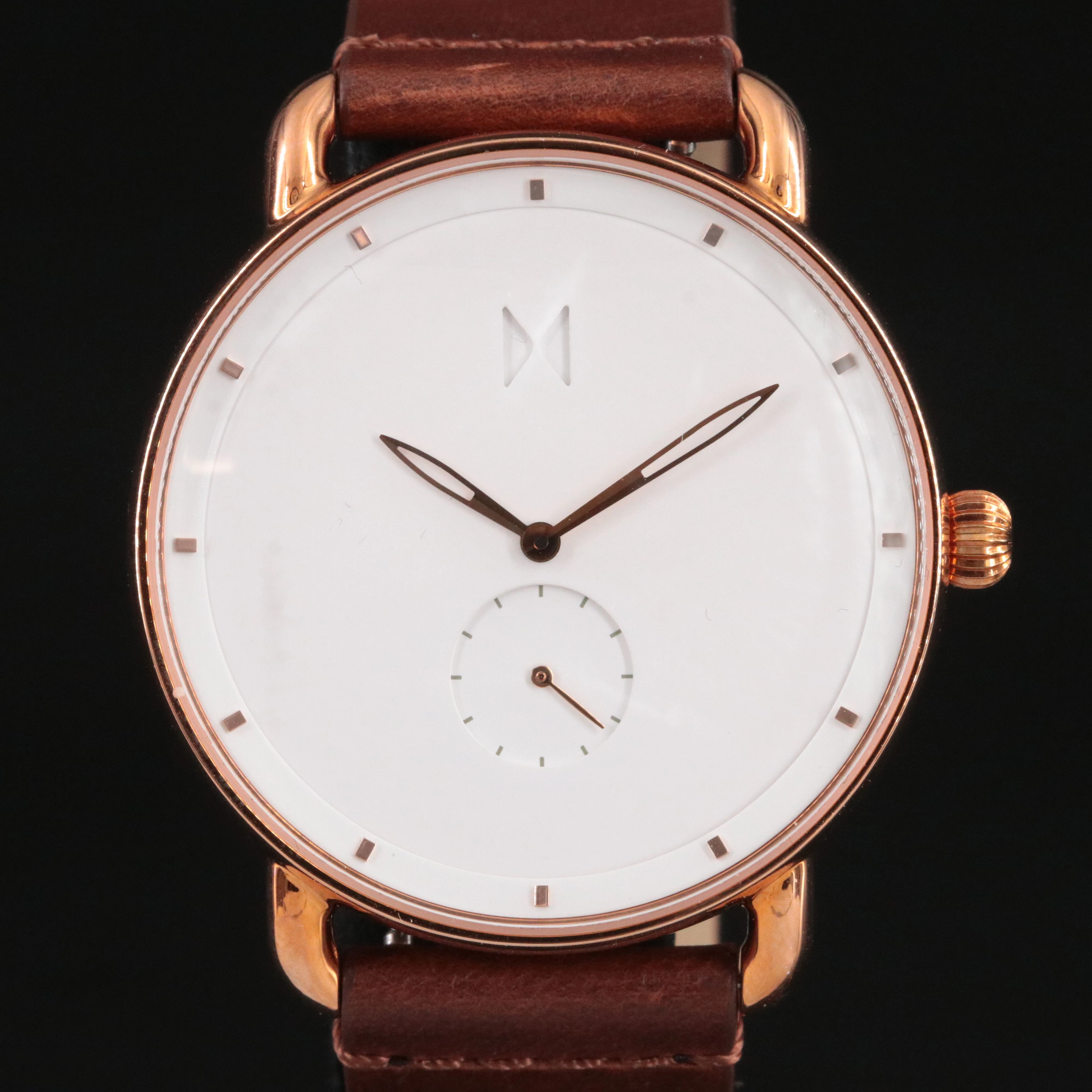 MVMT Revolver Ghost Rose-Tone Stainless Steel Quartz Watch