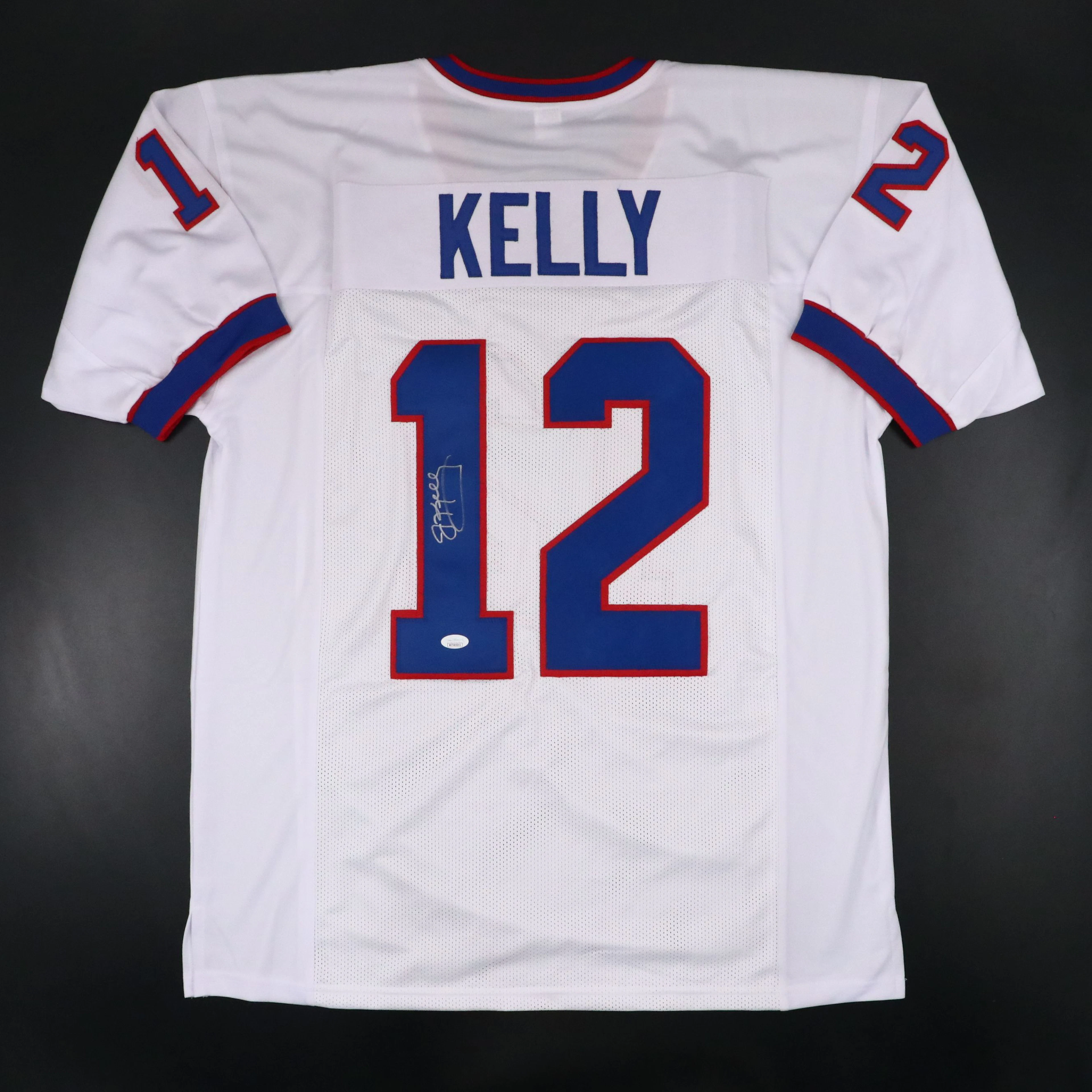 Jim Kelly Signed Buffalo Bills Football Jersey, JSA