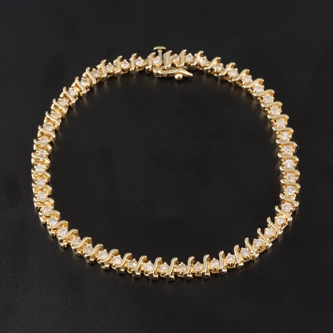 14K 1.92 CTW Diamond Bracelet