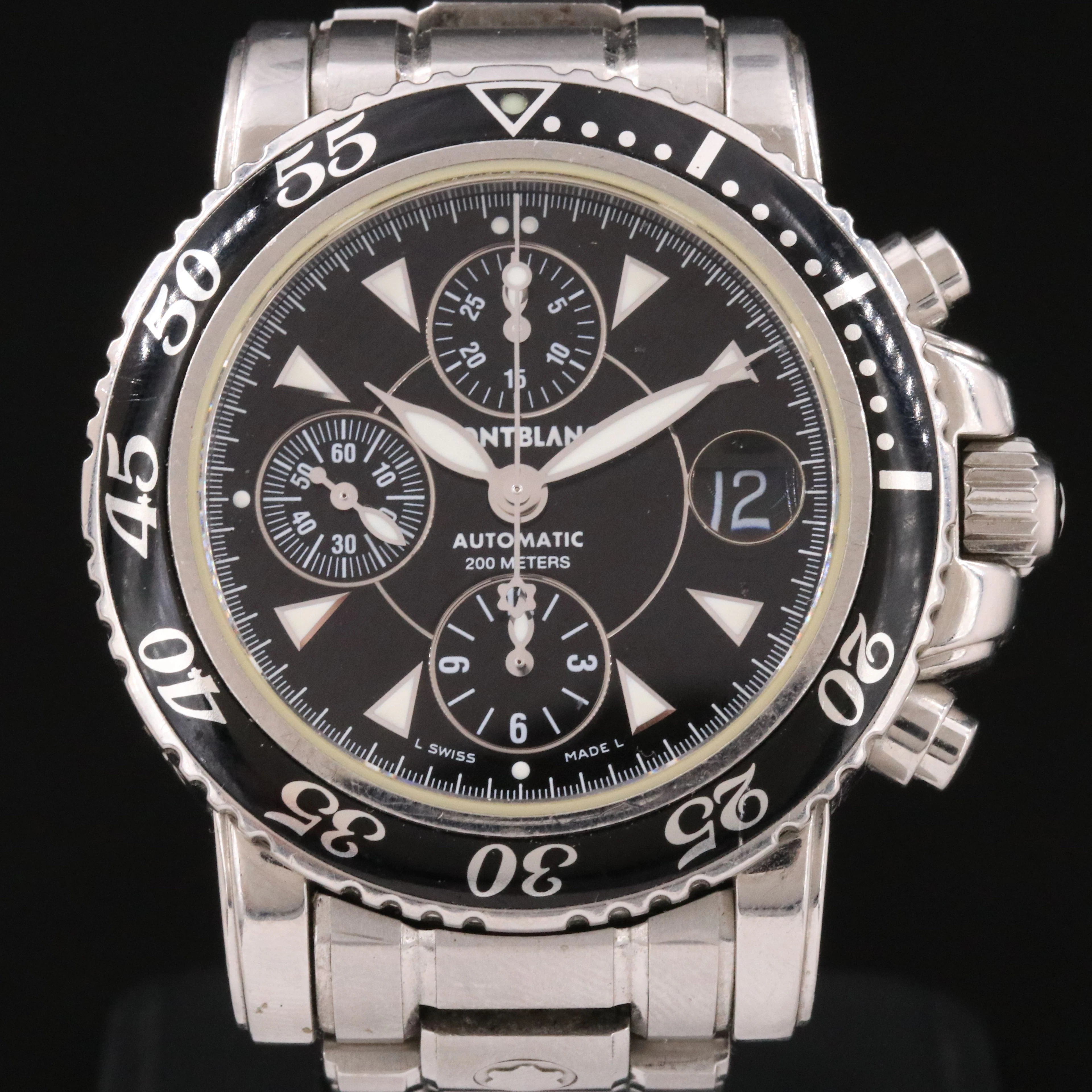 Montblanc Meisterstück Sport Chronograph Diver Watch Ref. 7034