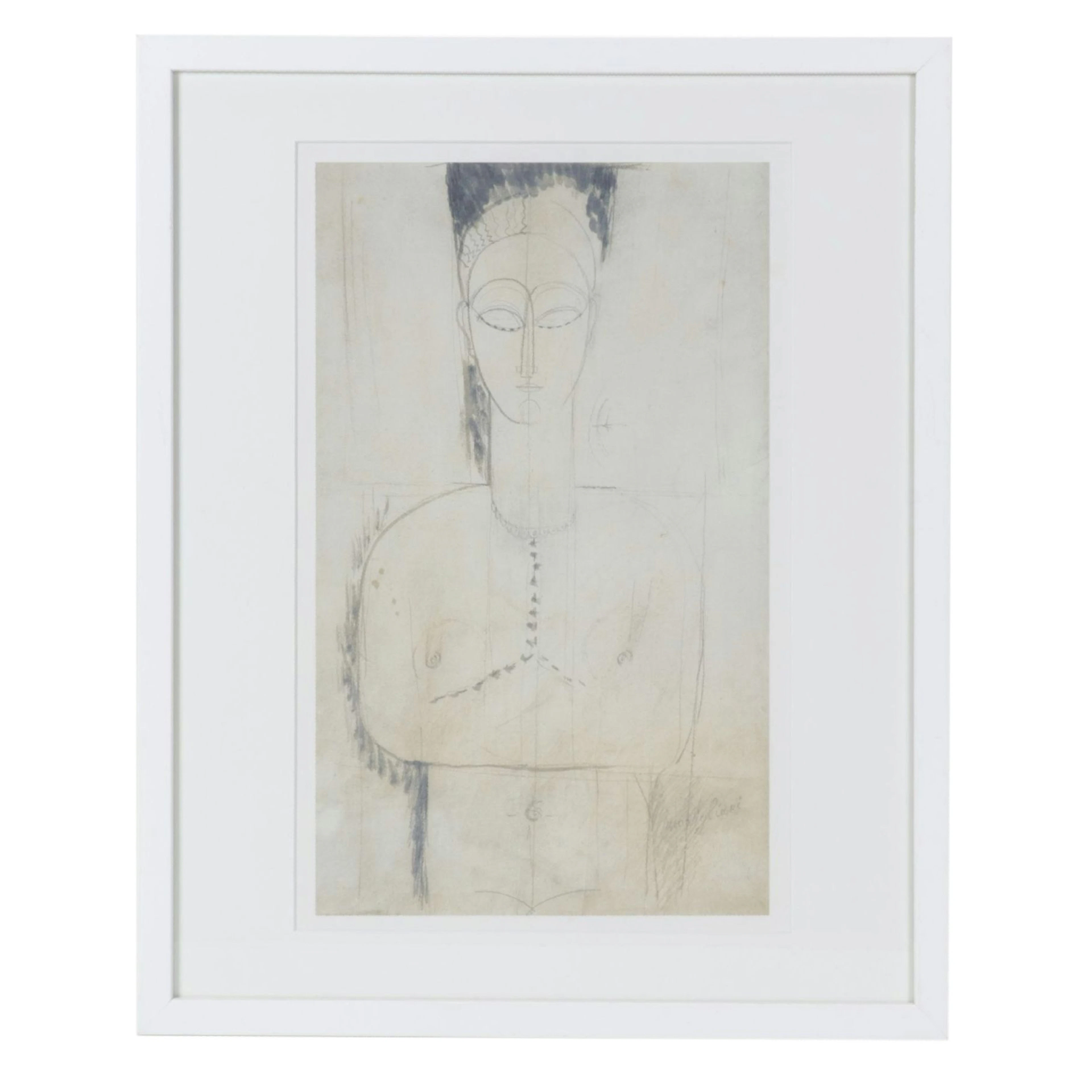 Offset Lithograph After Amedeo Modigliani "Cariatide" from "Modigliani," 1989