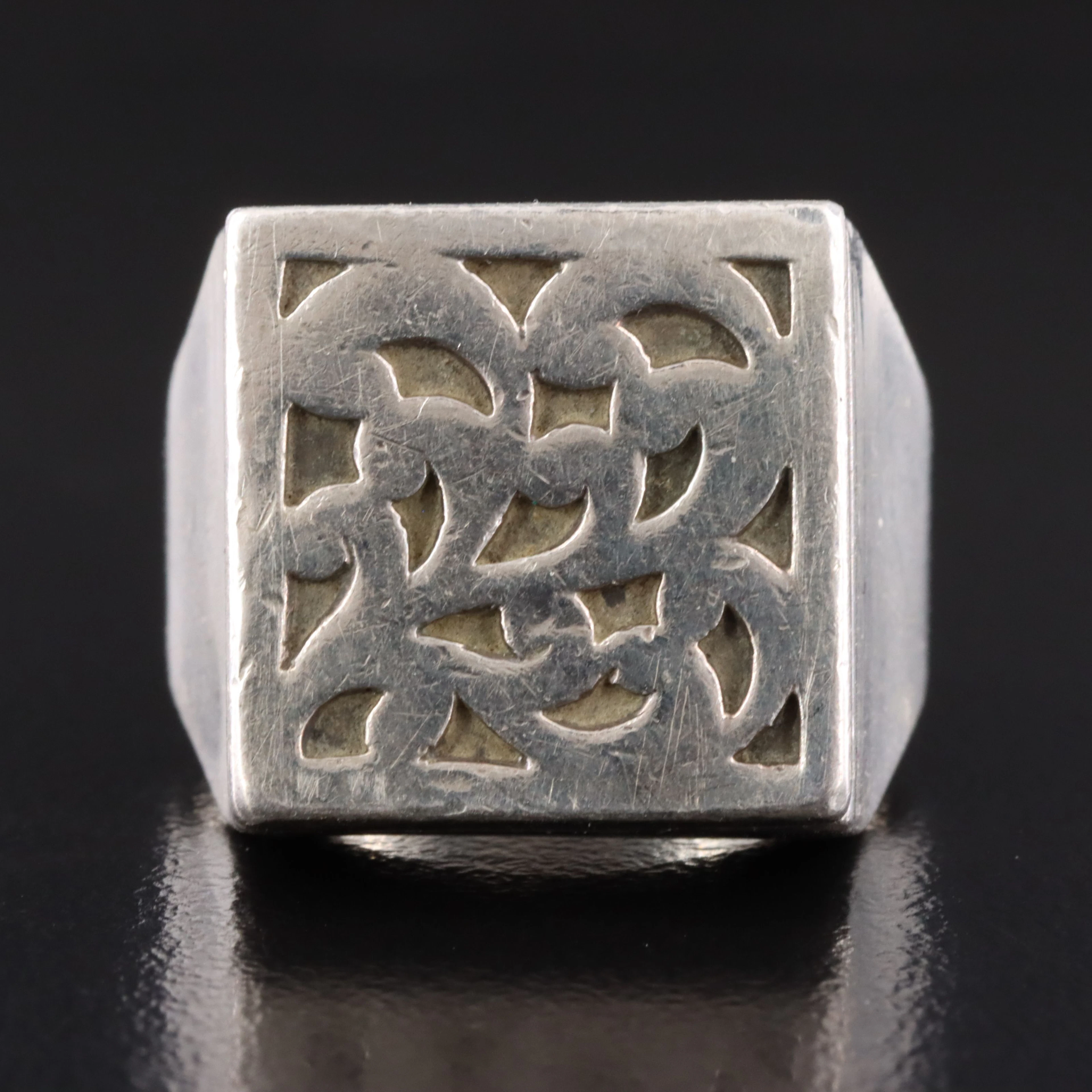 Lois Hill Sterling Scroll Ring