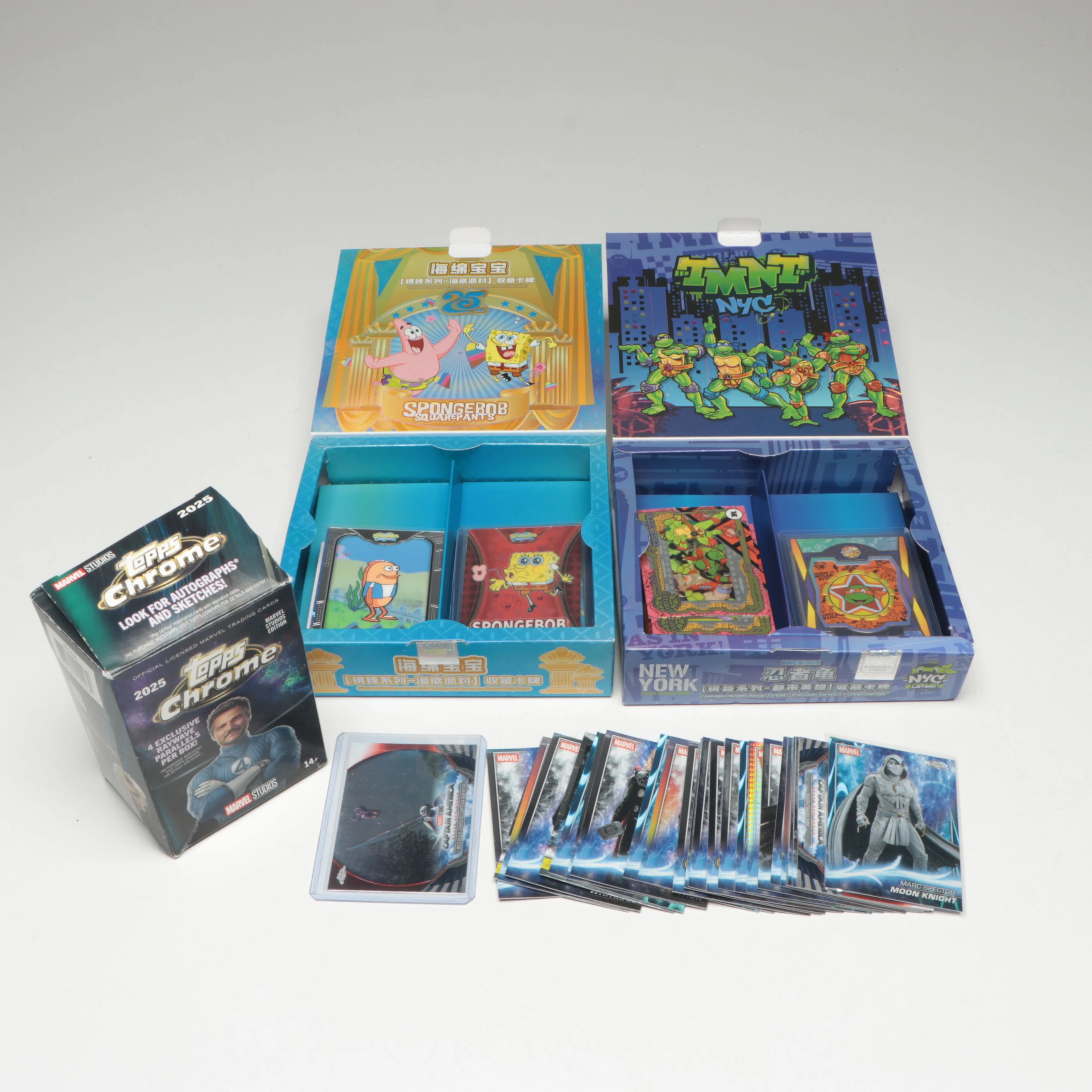 SpongeBob Squarepants, Teenage Mutant Ninja Turtles, and More Trading Cards