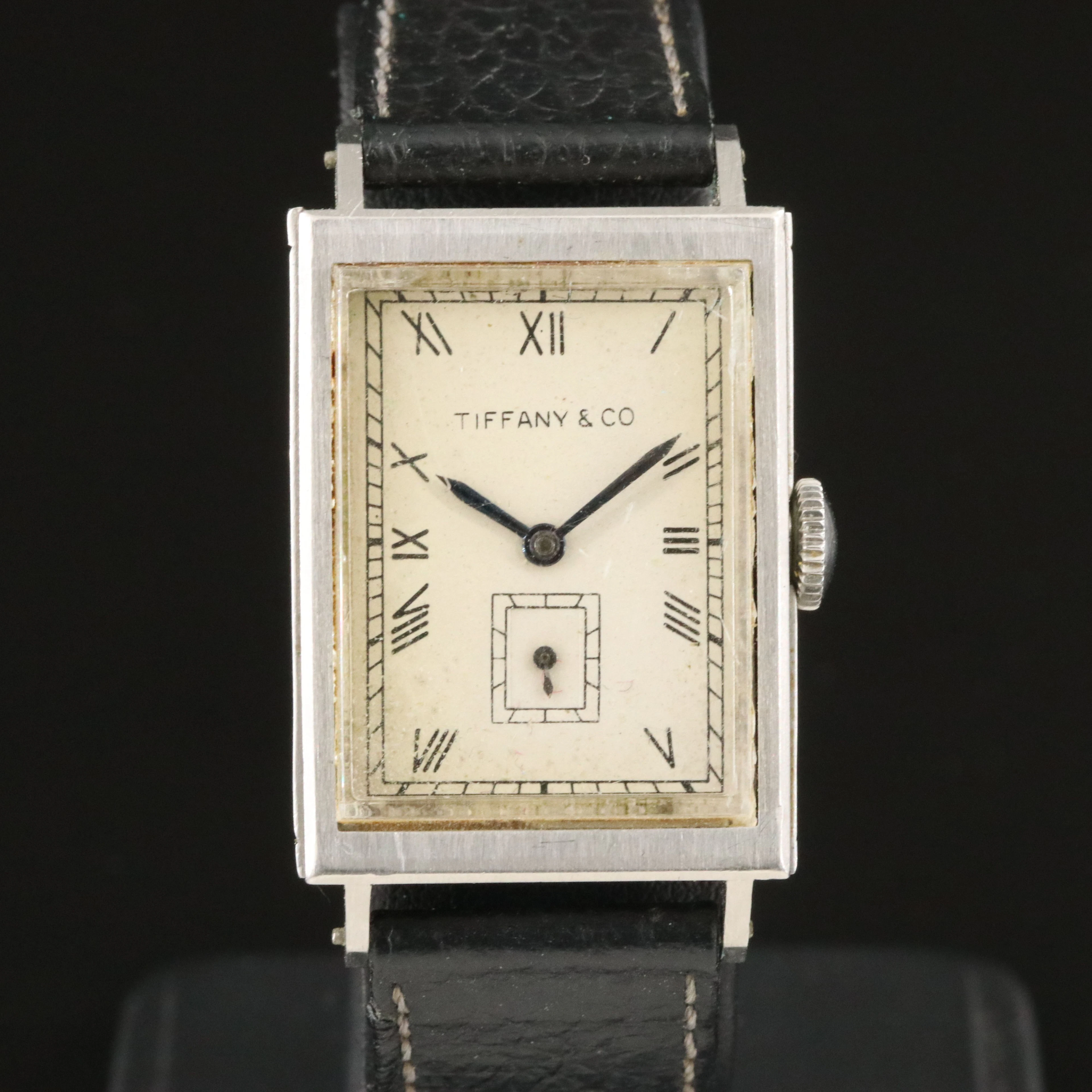 Tiffany & Co. Movado "Waterproof" Vintage Watch by Taubert & fils c.1930s