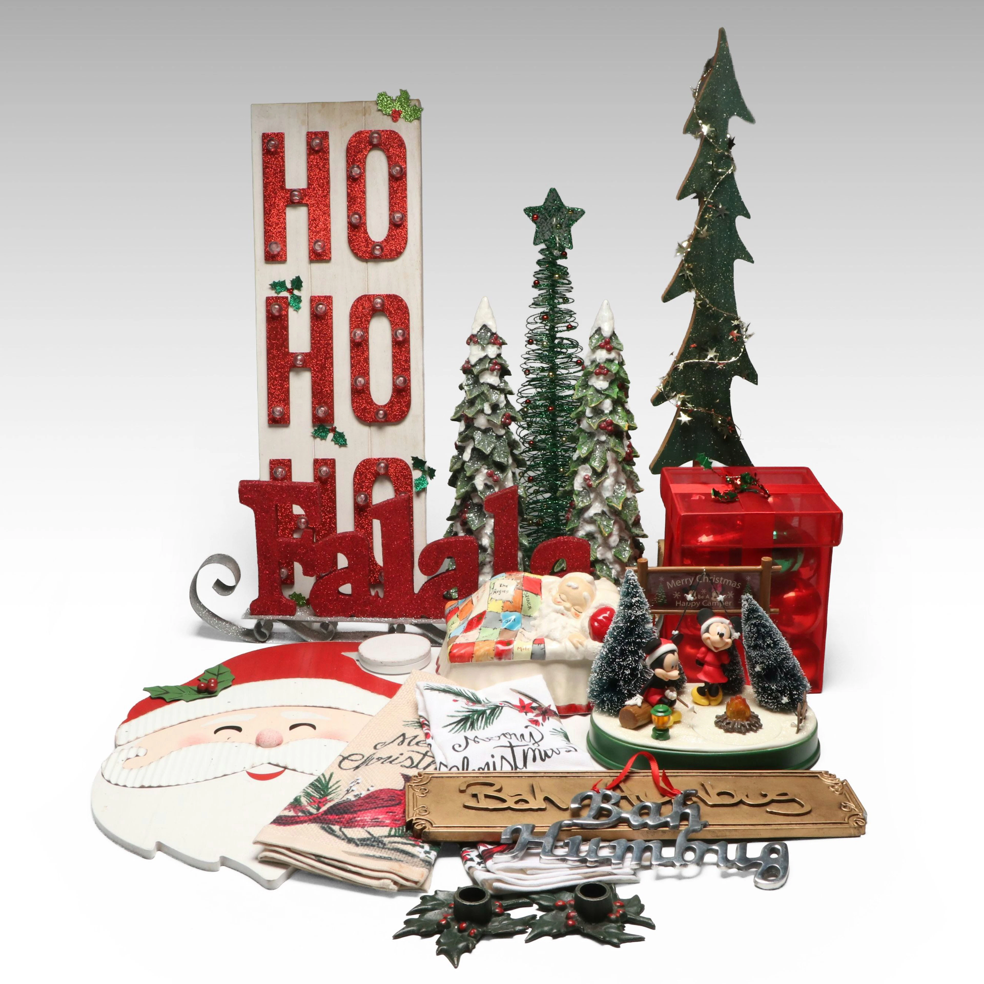 Ruz Mickey Mouse "Happy Camper" Figurine and More Christmas Décor