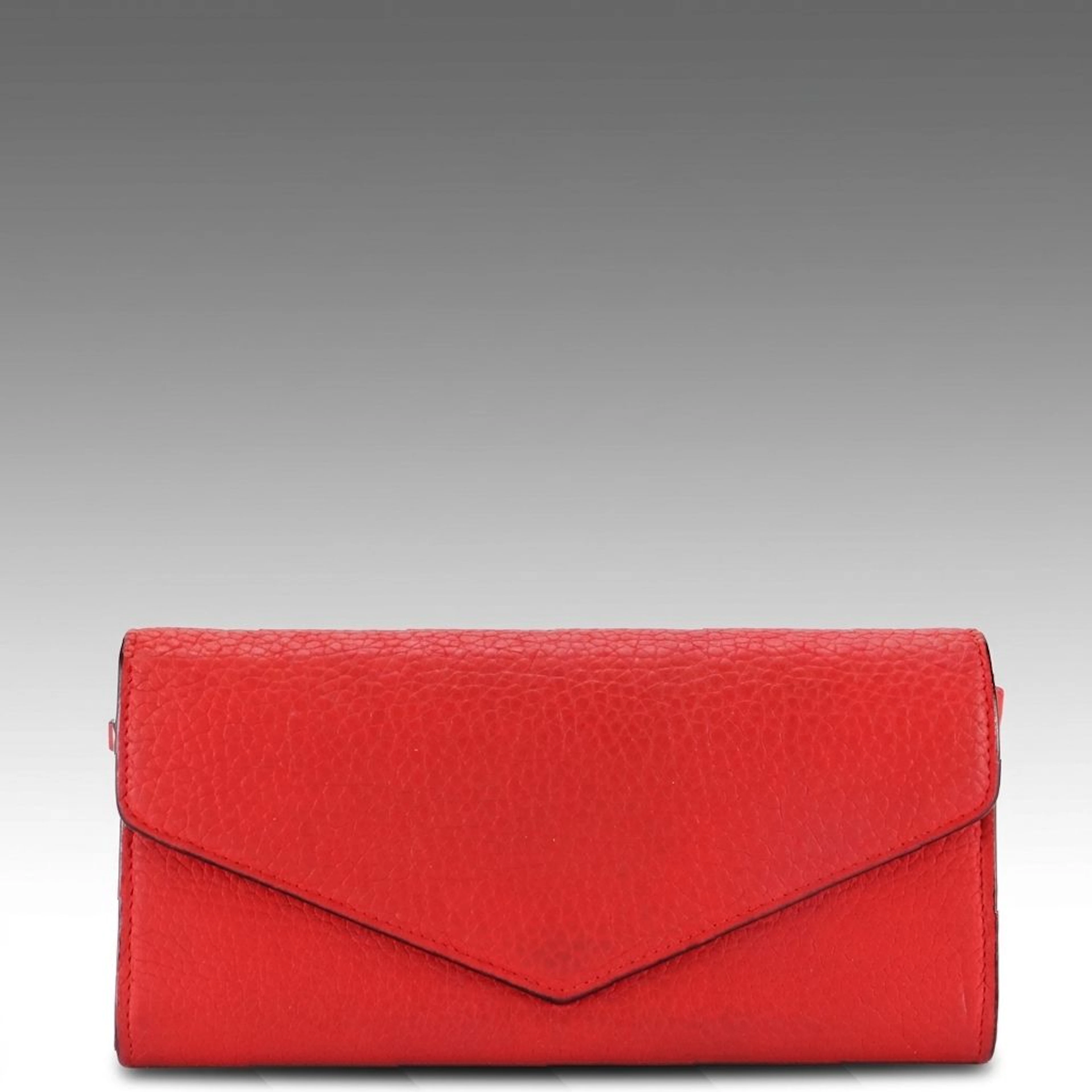 Christian Dior Envelope Flap Continental Wallet in Grained Leather