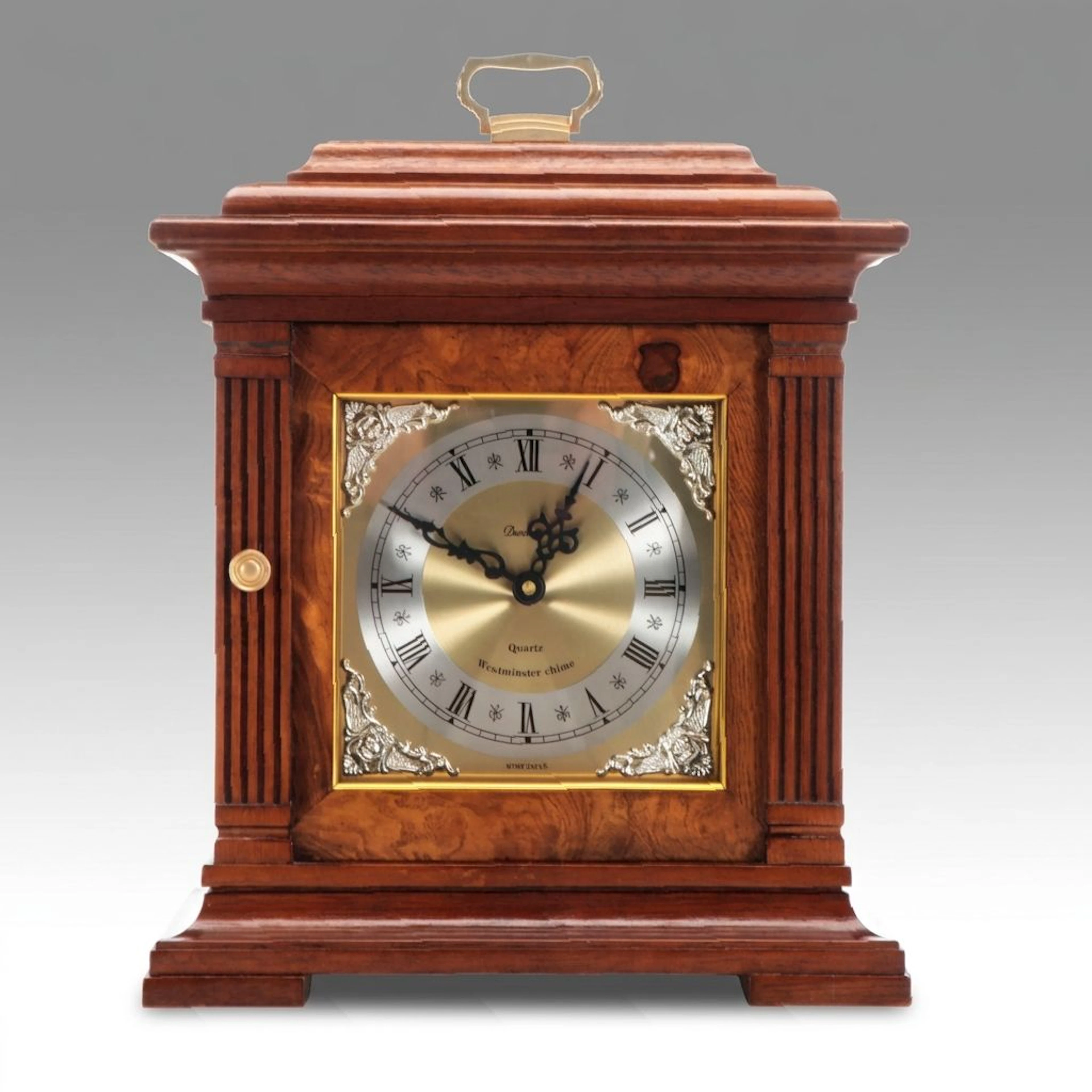 Dunhaven Quartz Westminster Wood Mantel Clock