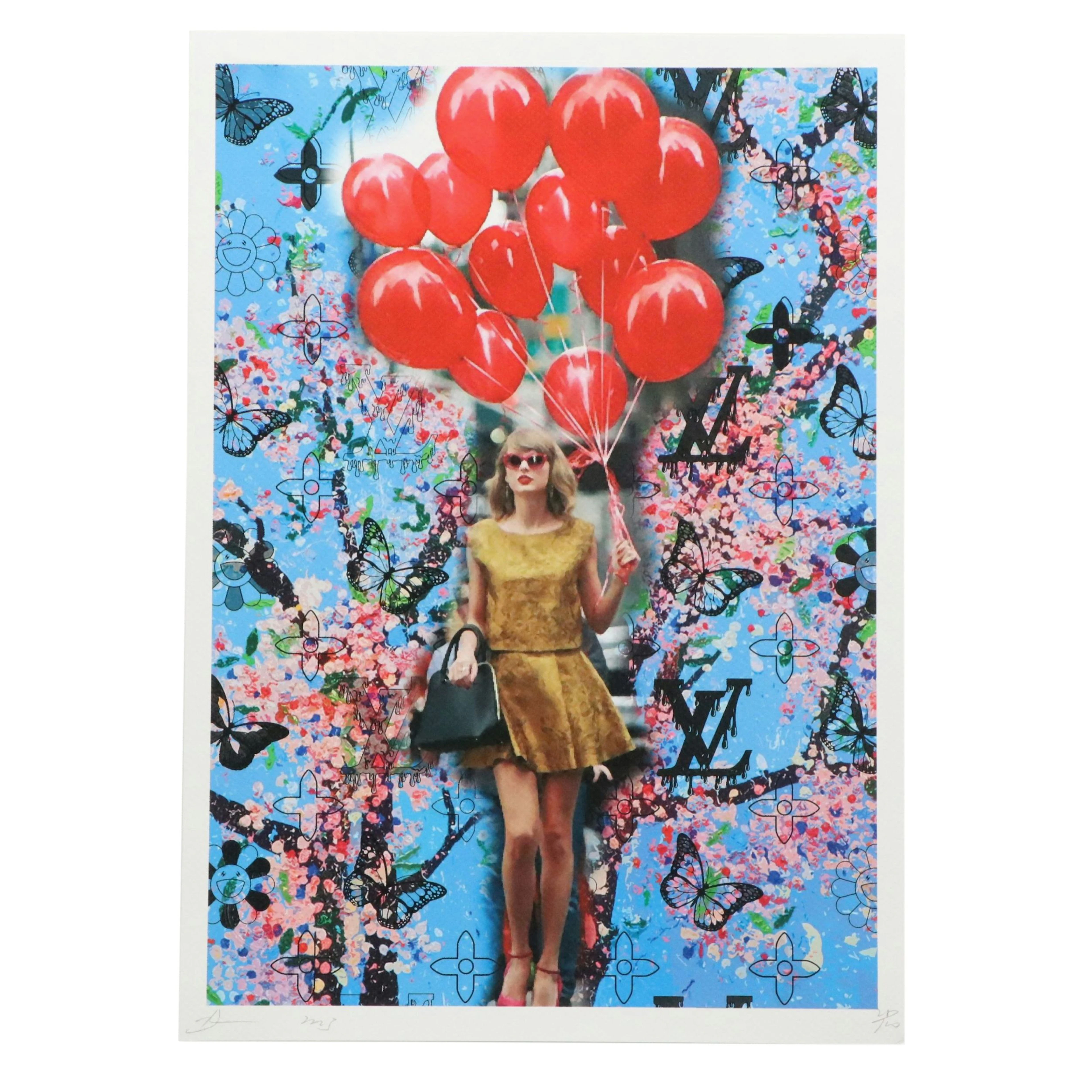 Death NYC Offset Litho Pop Art Featuring Taylor Swift x Yves Saint