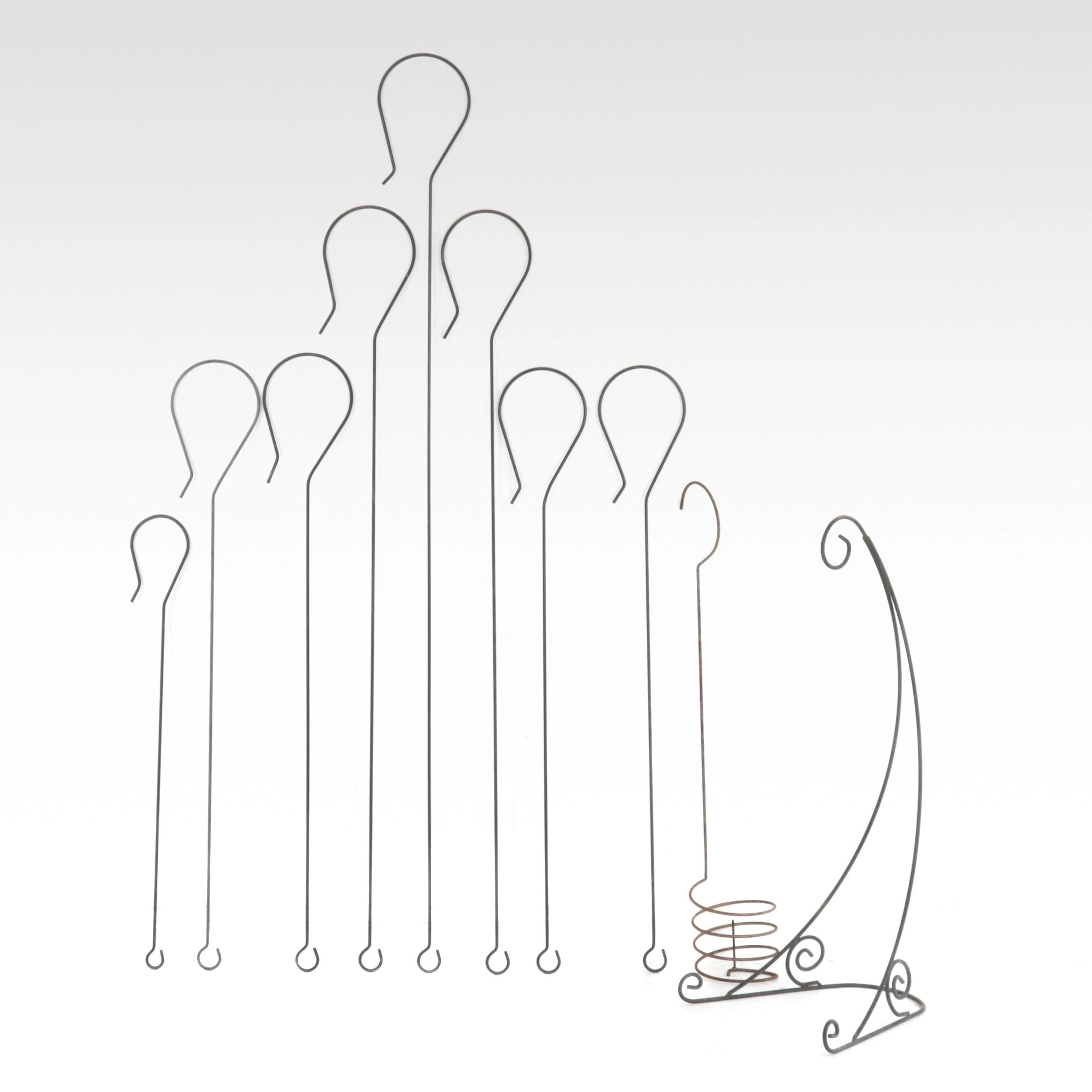Tree Branch Extension Hooks with Veranda Stand