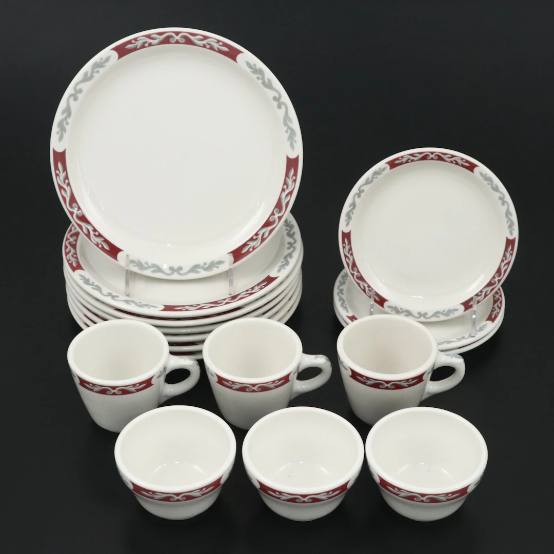 Syracuse China "Embassy" Mid-Century Ceramic Dinnerware