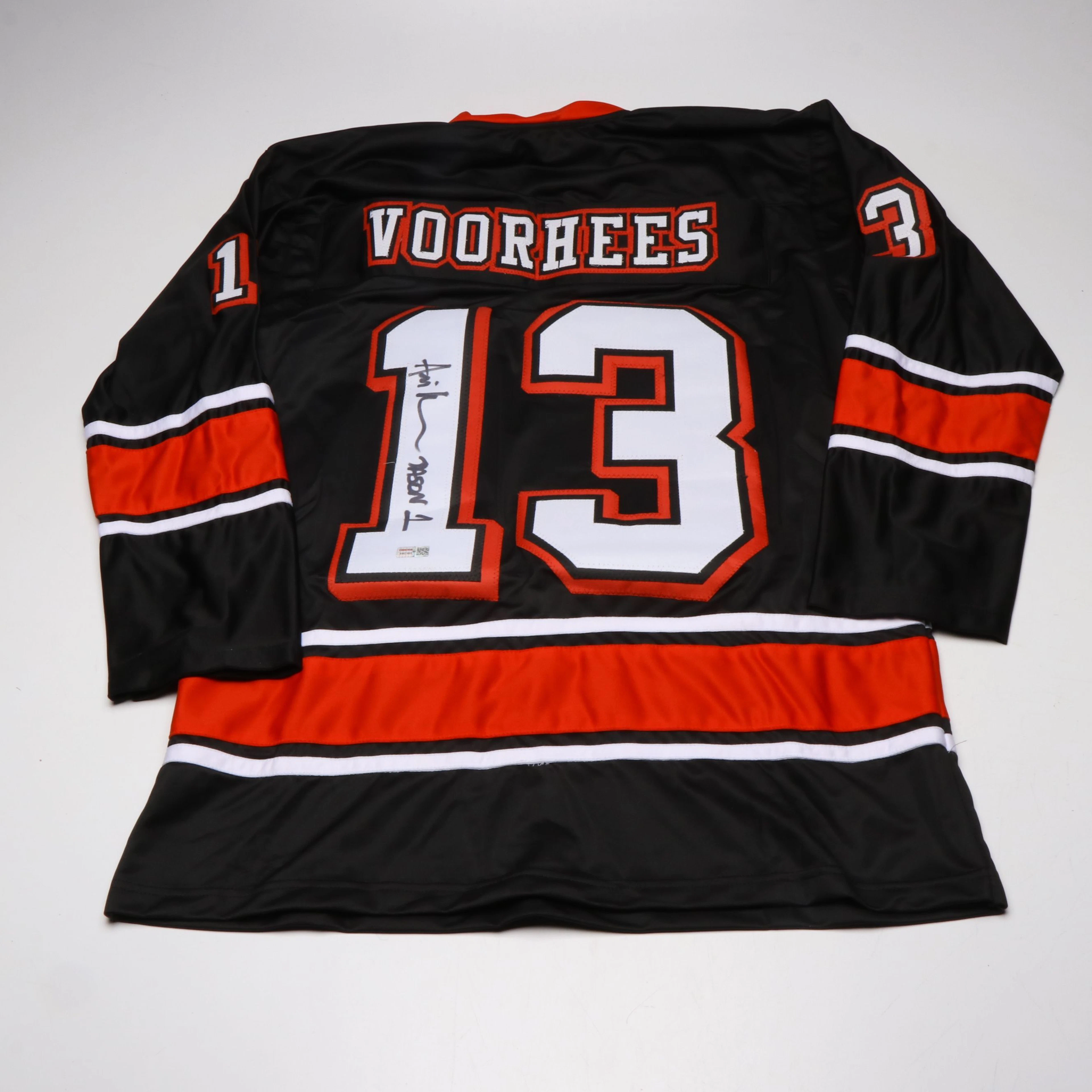 Ari Lehman Signed “Friday the 13th: Jason Voorhees" Hockey Jersey, Tristar