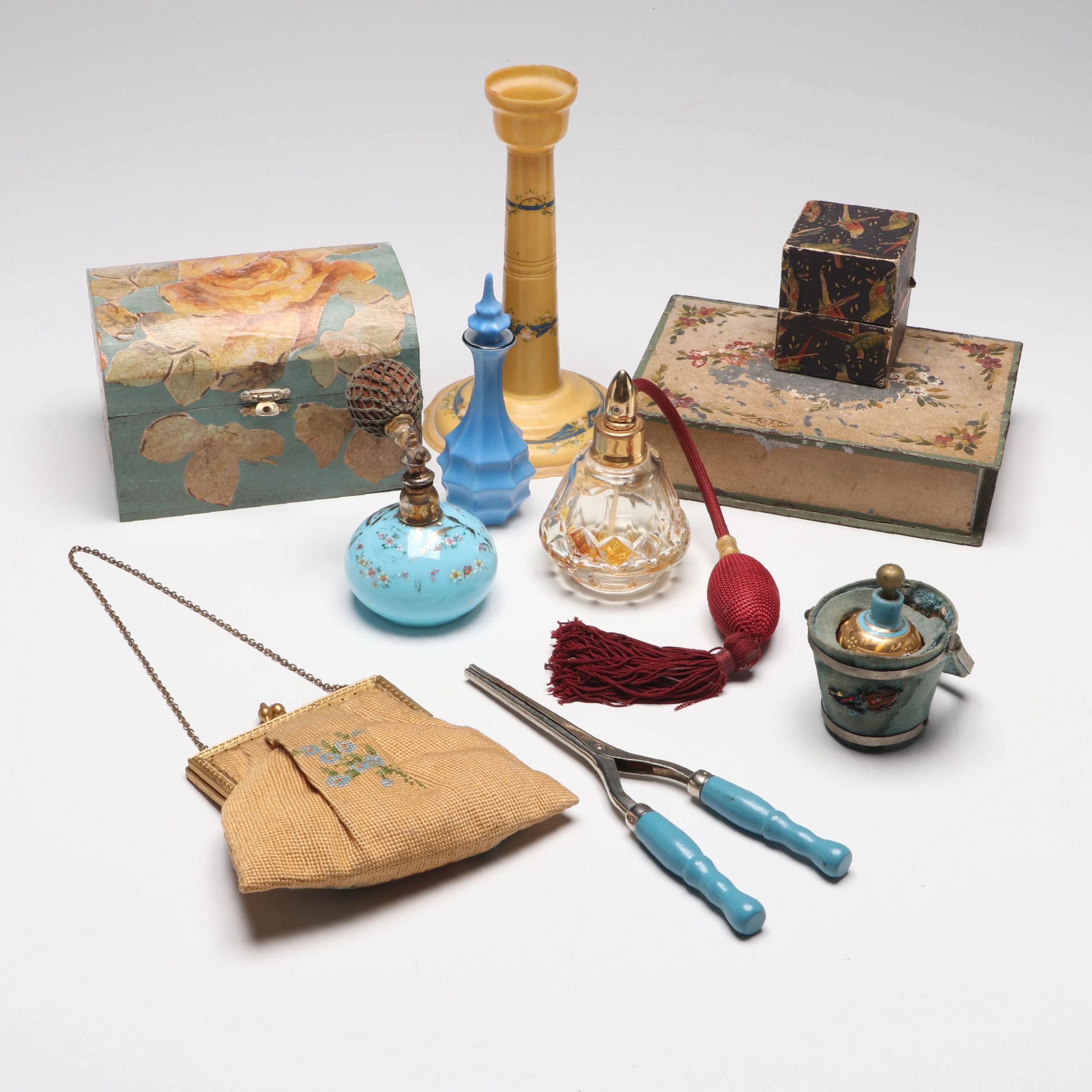 Perfume Bottles with Vanity Boxes, Other Vanity Nécessaires