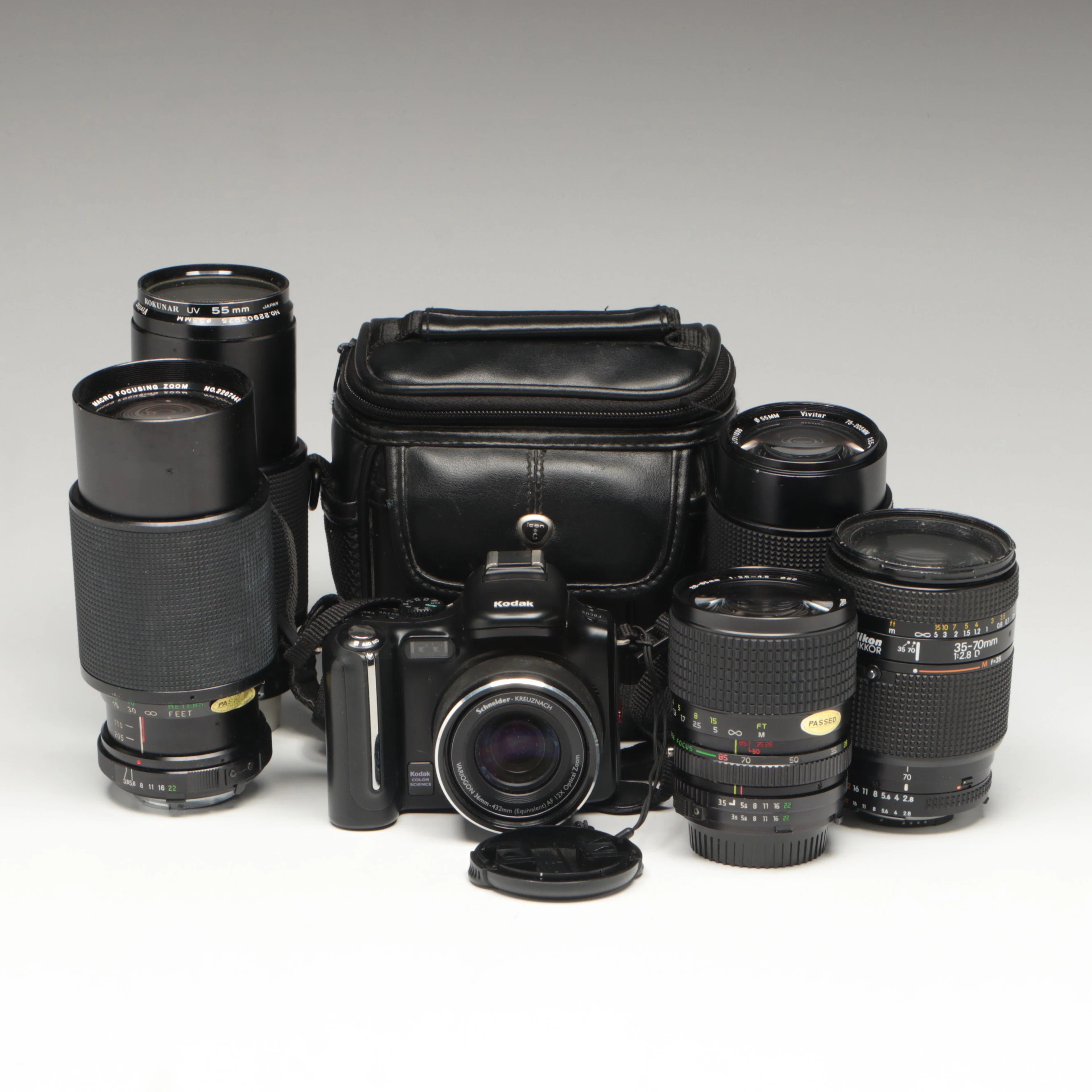 Kodak EasyShare P712 with Lenses Including Vivitar Macro Focus