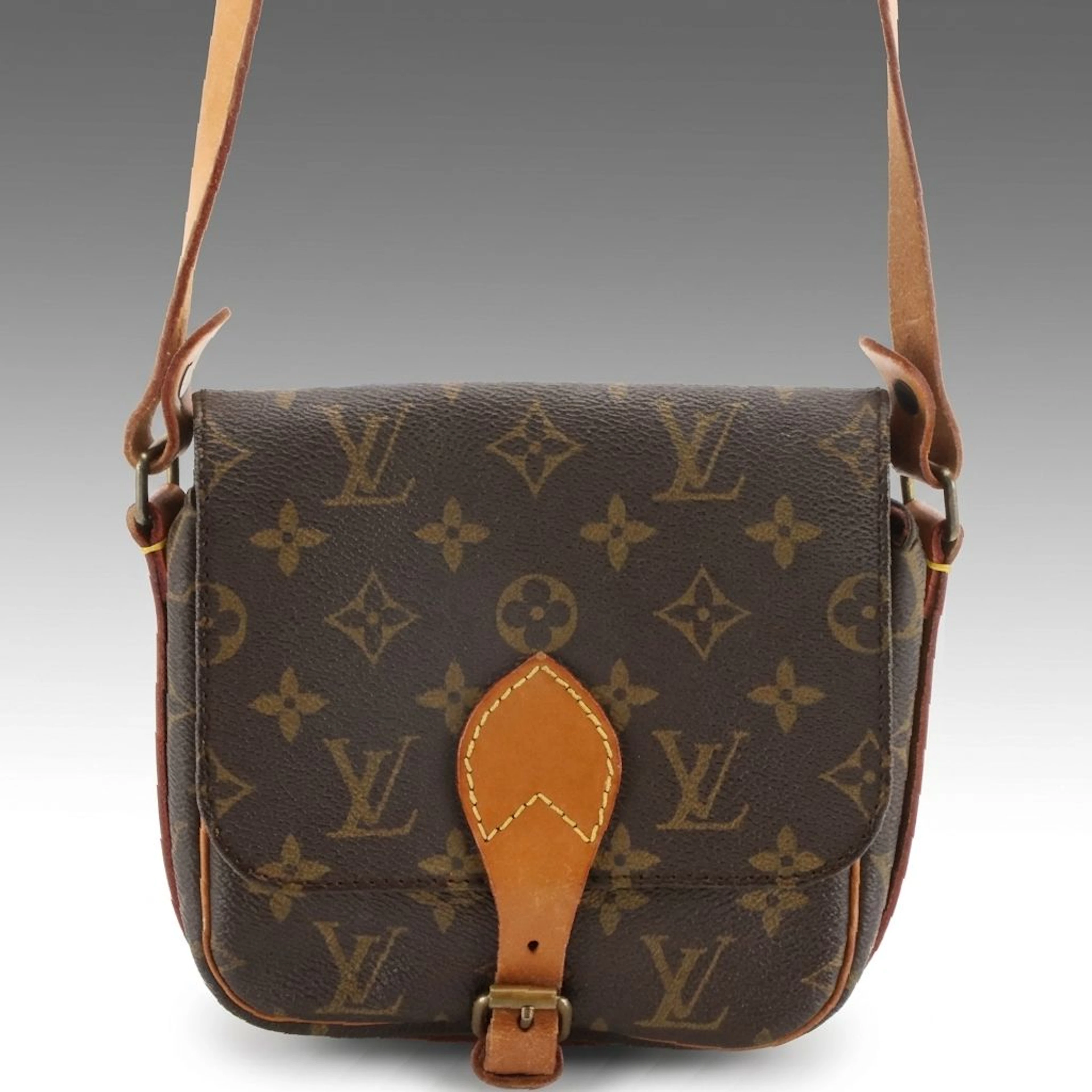 Louis Vuitton Cartouchière PM Bag in Monogram Canvas, Vintage