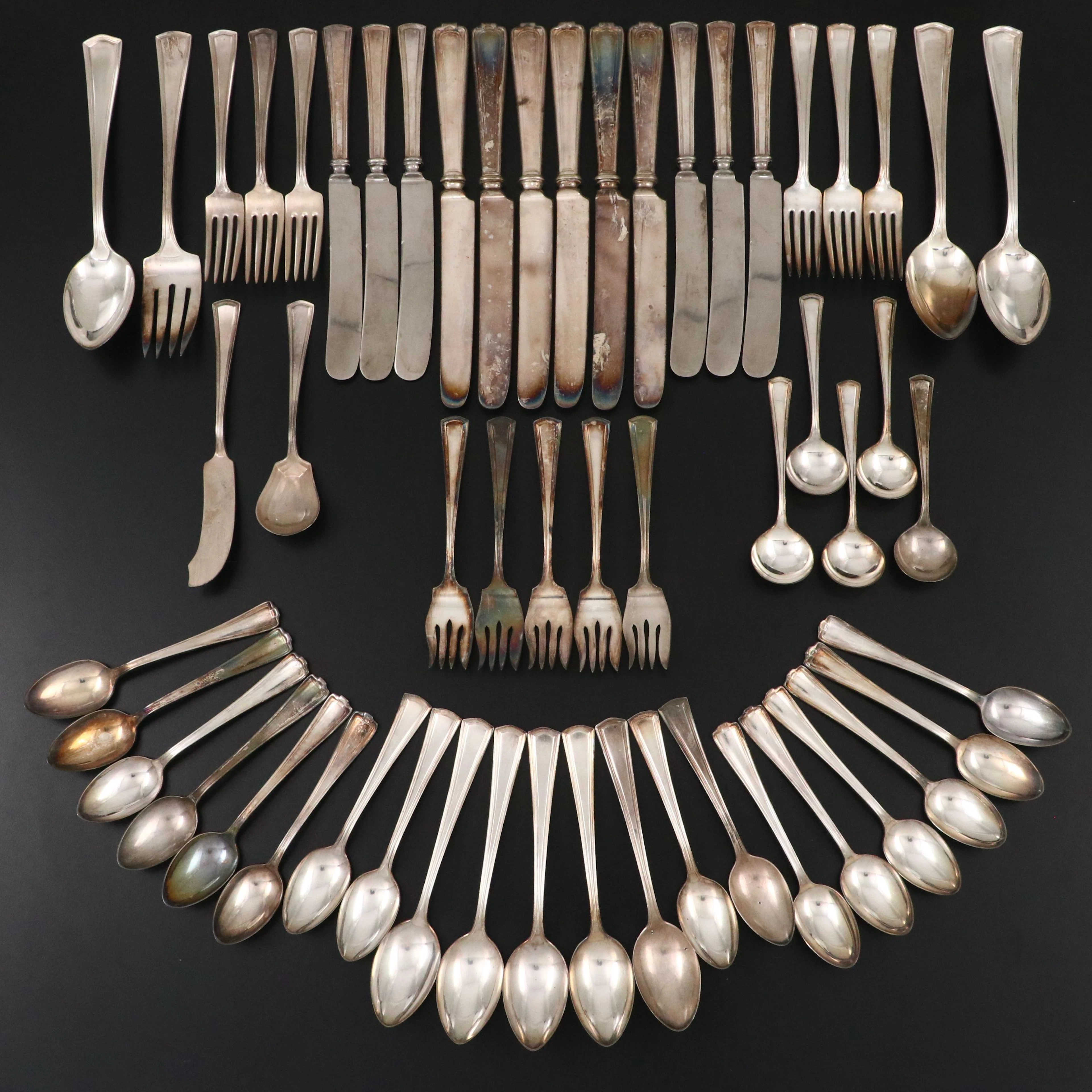 Alvin "George Washington" Silver Plate Flatware