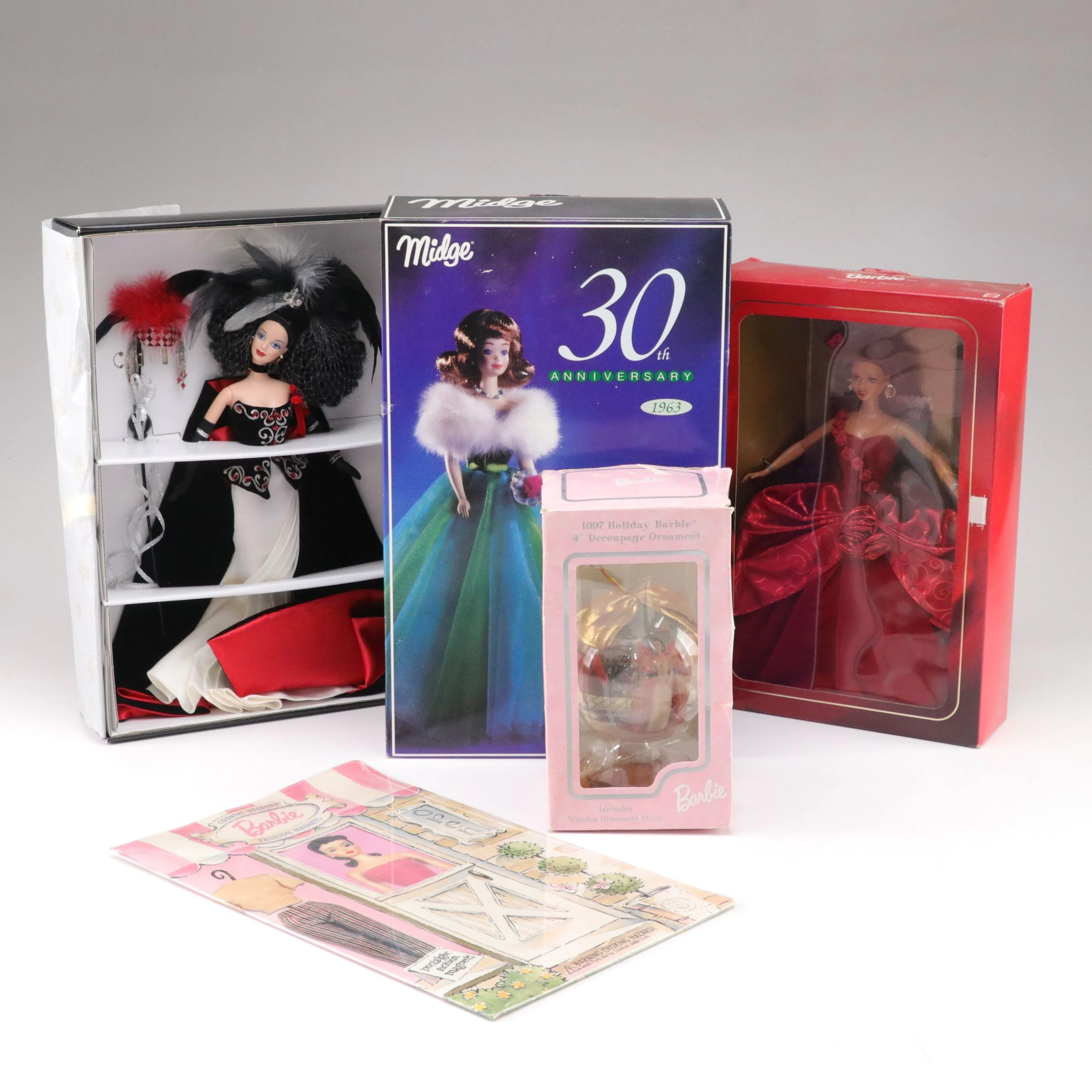 Mattel "Illusion Barbie" with 30th Anniversary Midge, "Radiant Rose" & More