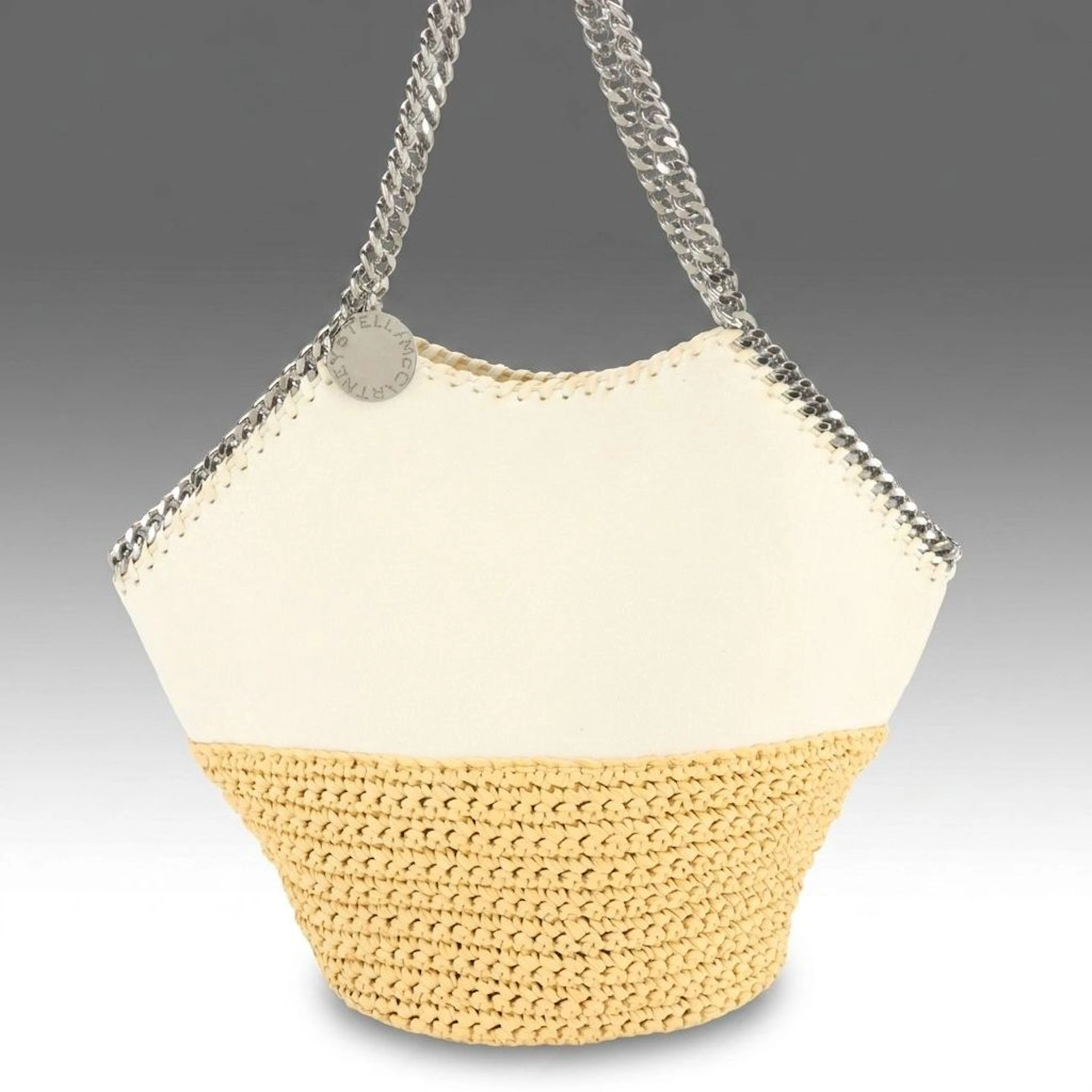 Stella McCartney Falabella Raffia Tote
