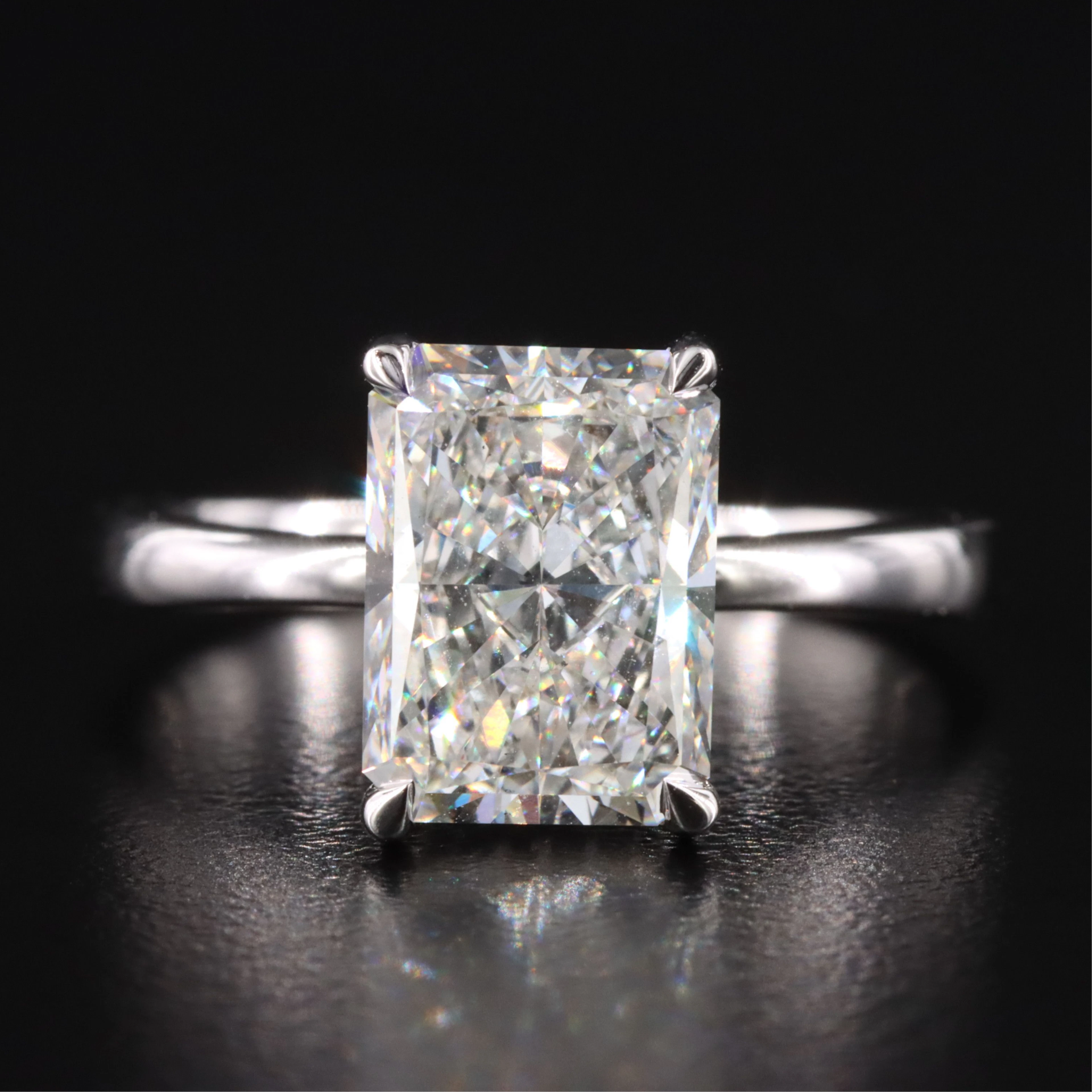 14K 3.08 CTW Lab Grown Diamond Ring with IGI Report
