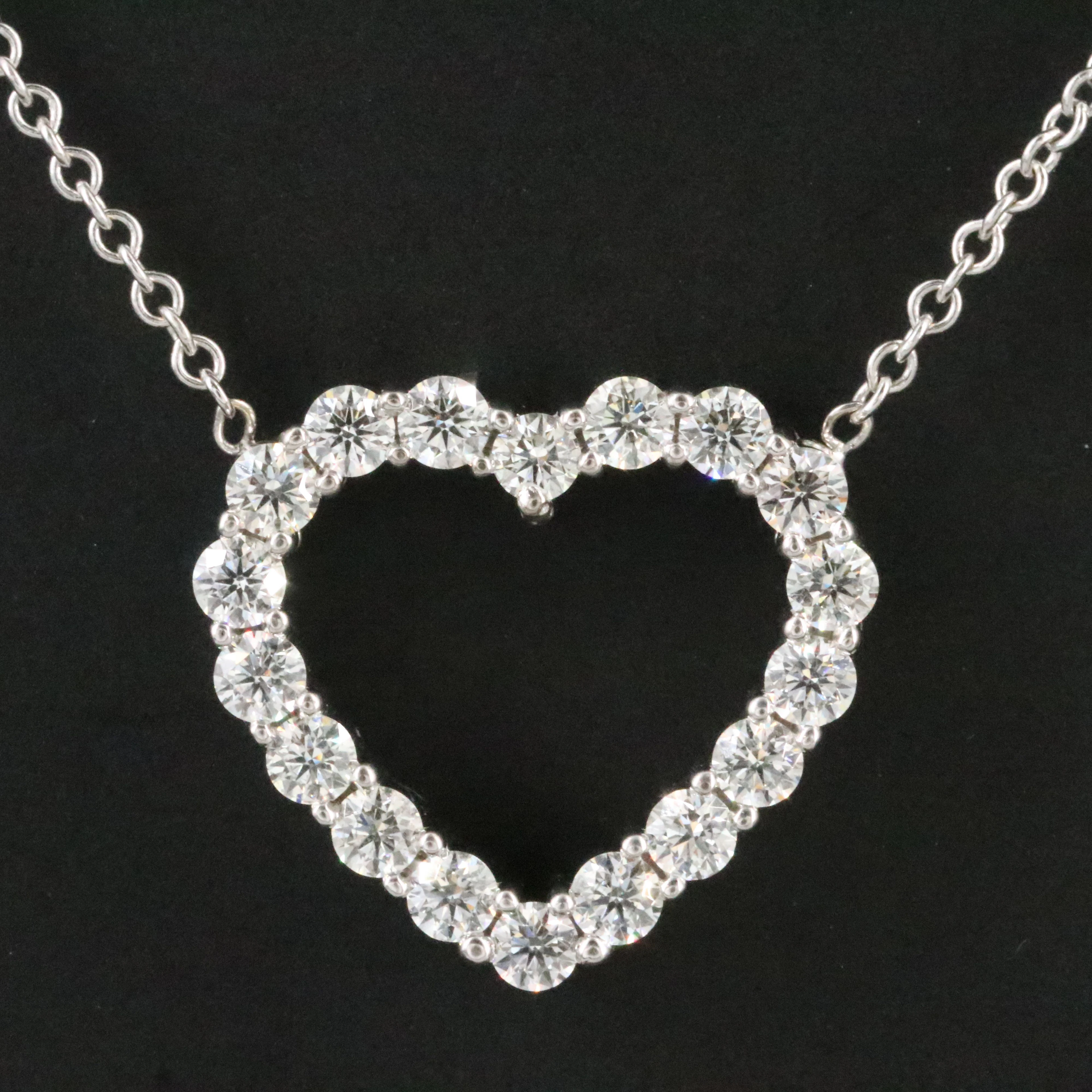 Hearts on Fire 18K 0.81 CTW Diamond Heart Necklace