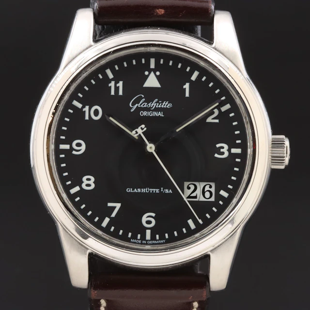 Glashütte Original Senator Aviator Big Date Steel Automatic Watch