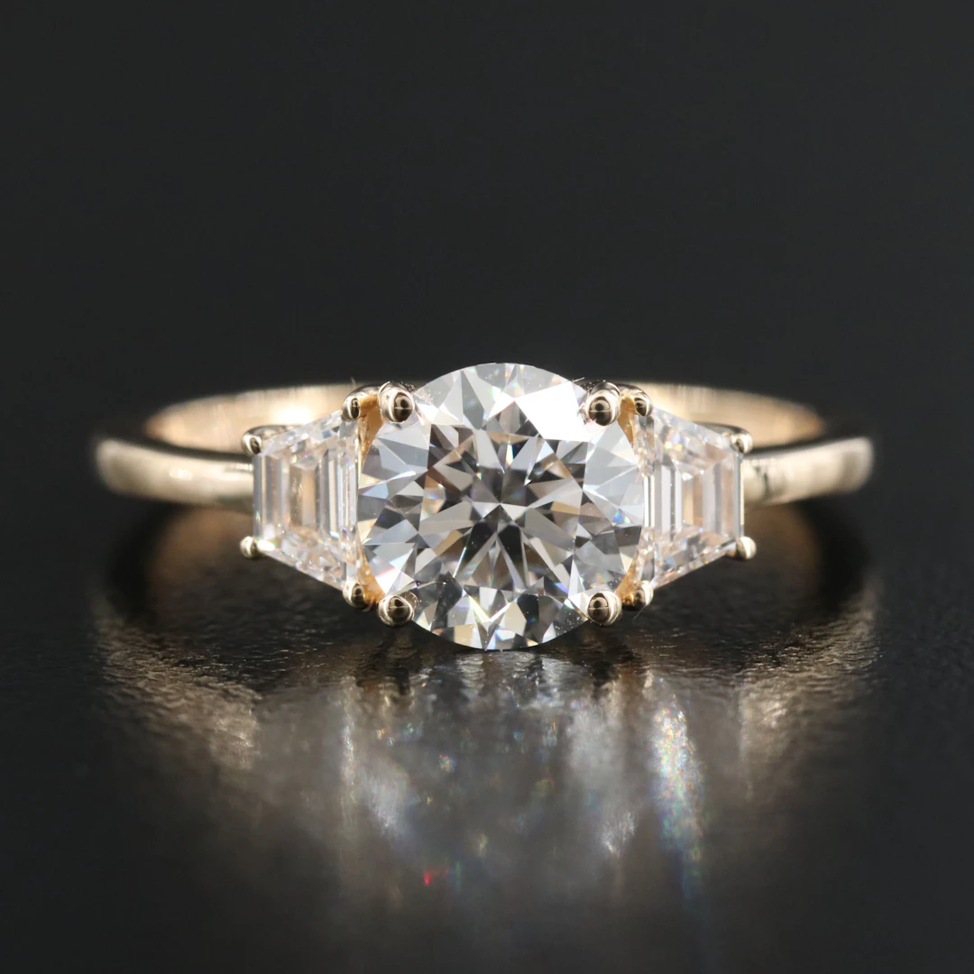 14K 1.58 CTW Lab Grown Diamond Ring with IGI Report