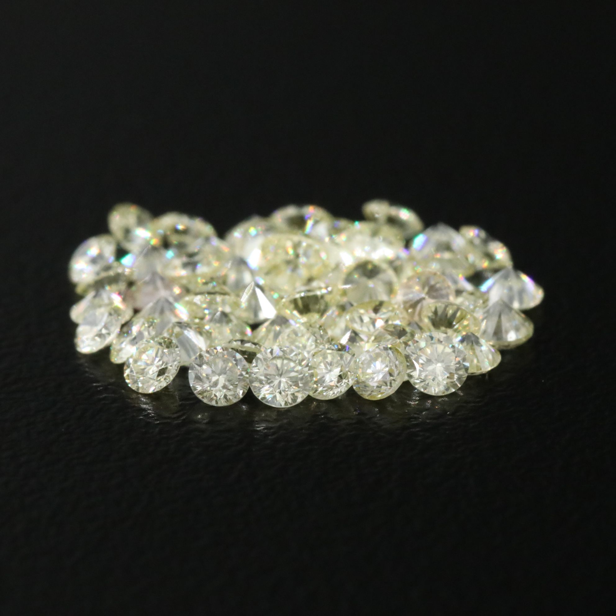 Loose 2.43 CTW Diamond Lot Including Fancy Yellow