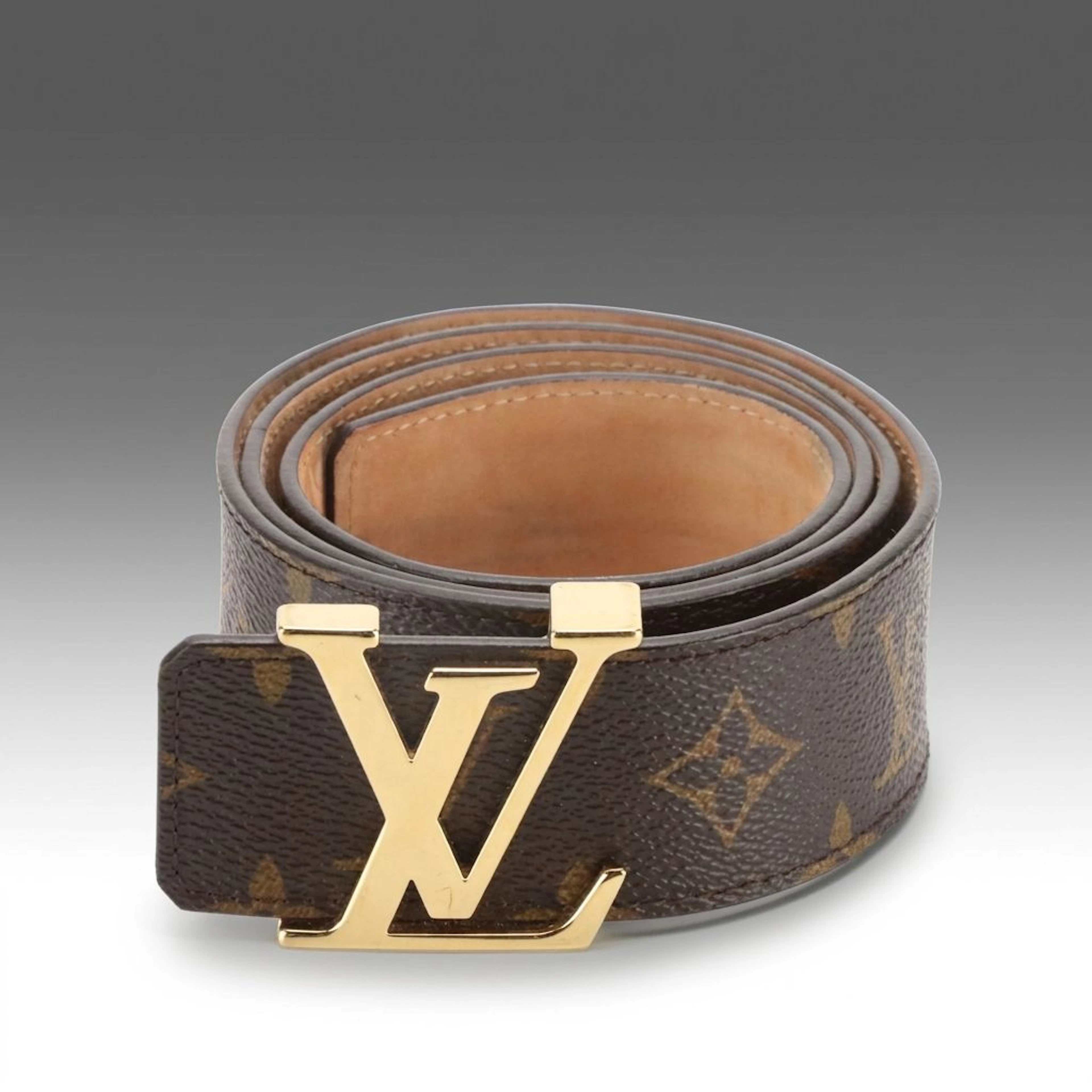 Louis Vuitton LV Initiales 40mm Belt in Monogram Canvas