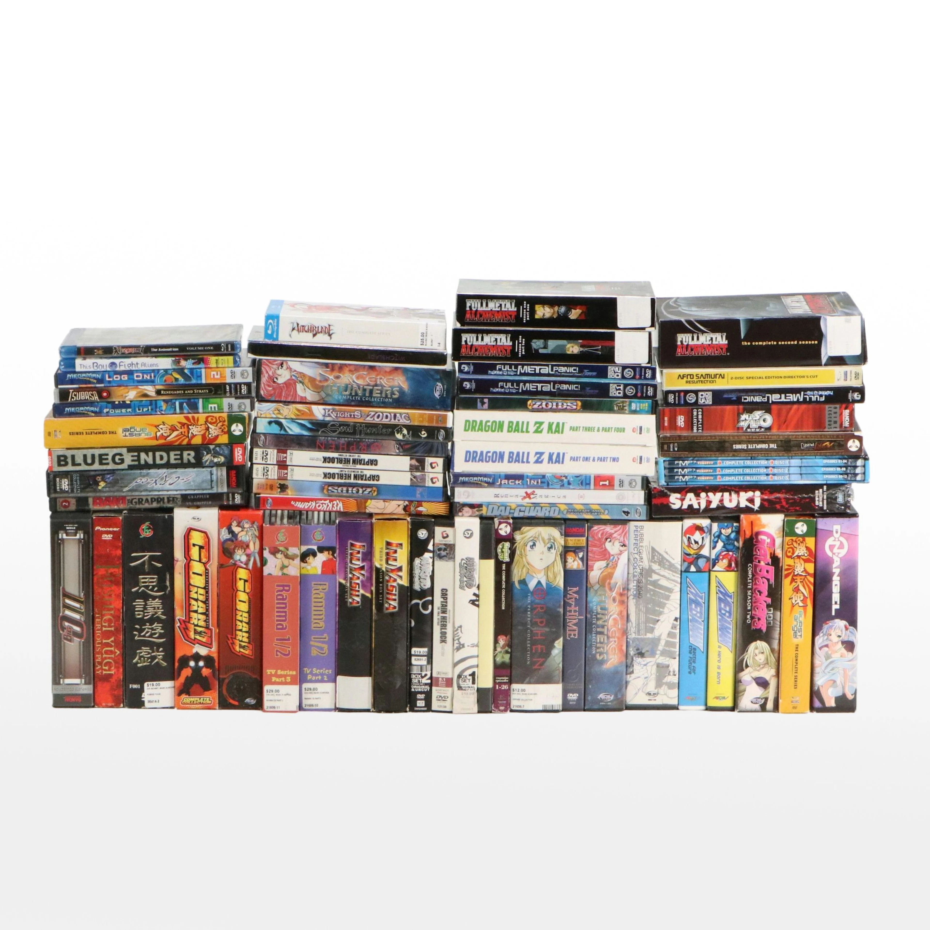 "Fullmetal Alchemist," "Dragon Ball Z," "InuYasha," and More Anime DVDs