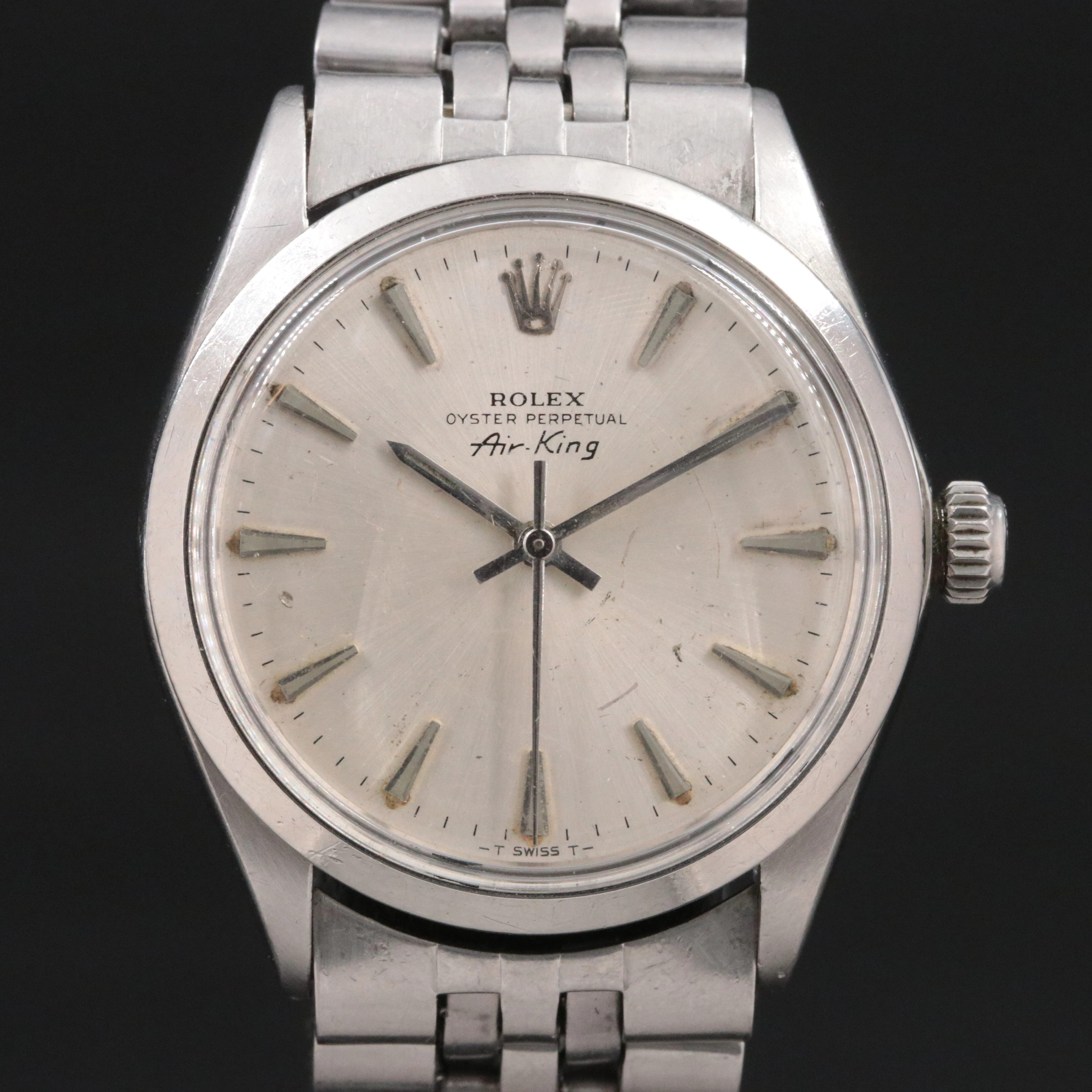 1972 Rolex Oyster Perpetual Air - King Stainless Steel Model 5500 Watch