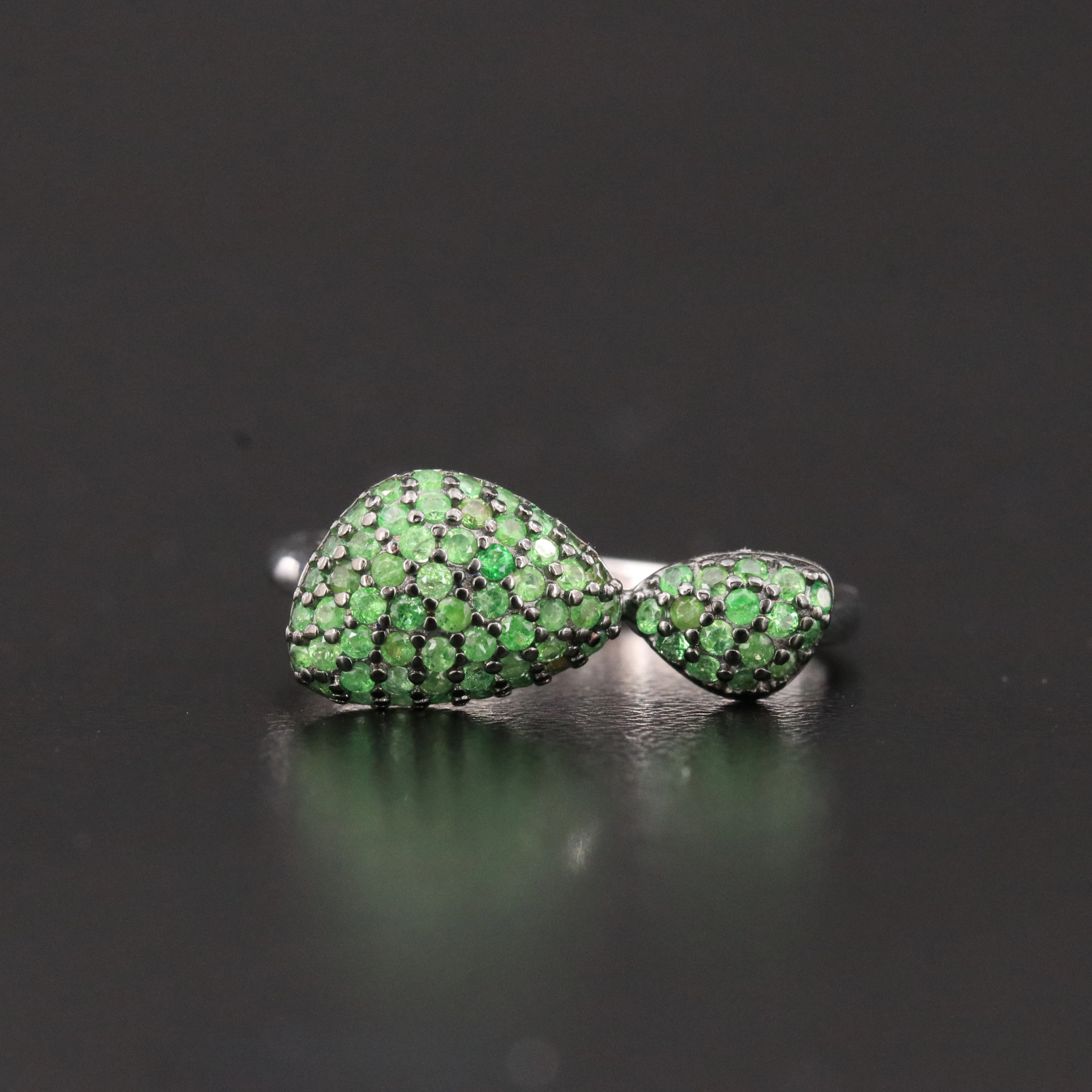 Sterling Tsavorite Ring