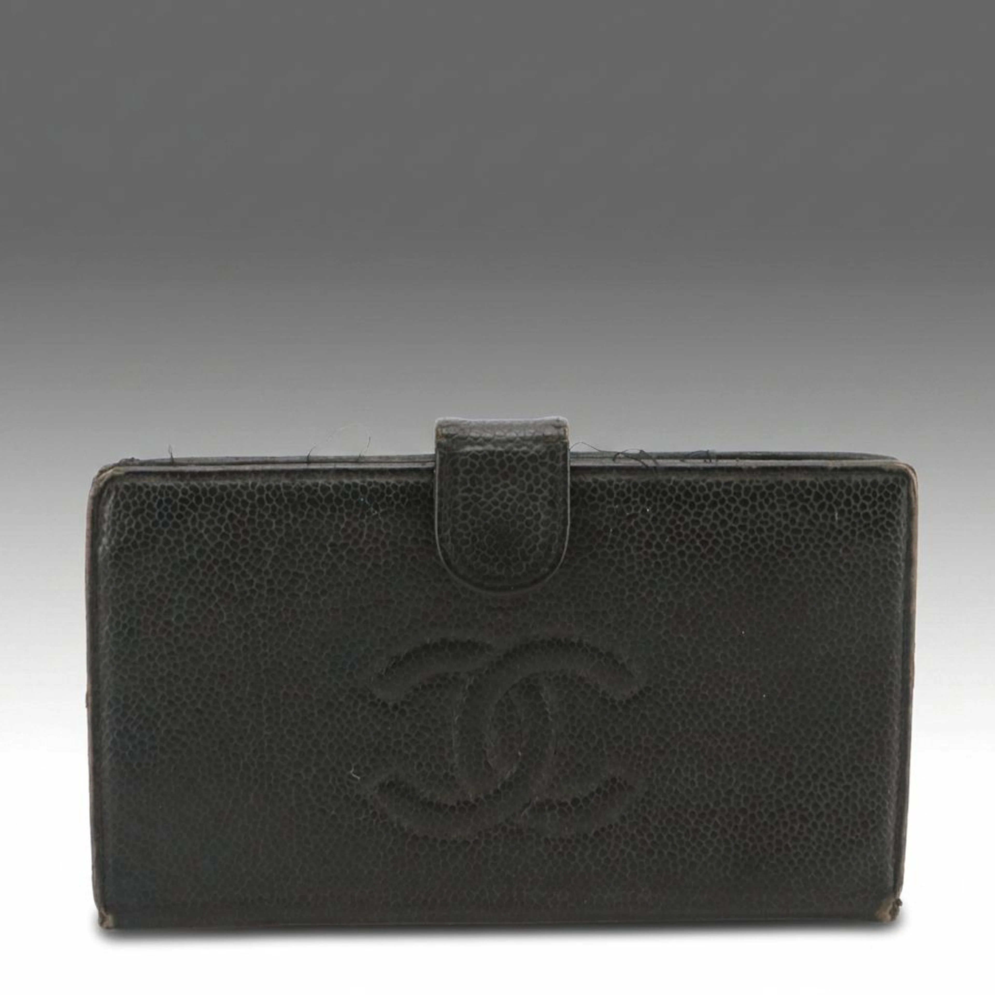 Chanel CC Timeless Bifold Wallet in Caviar Leather