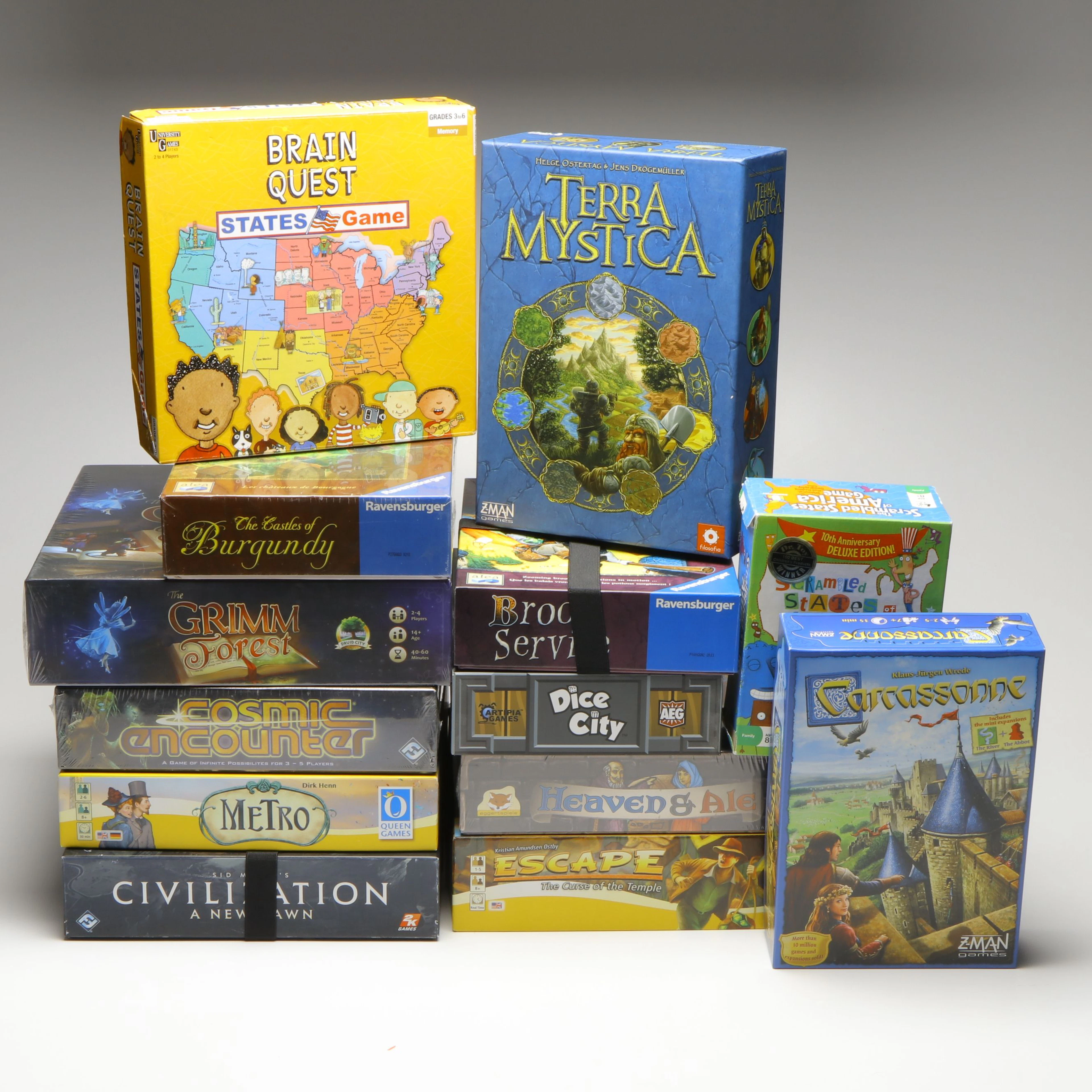 Brain Quest, Terra Mystica and More Contemporary Board Games