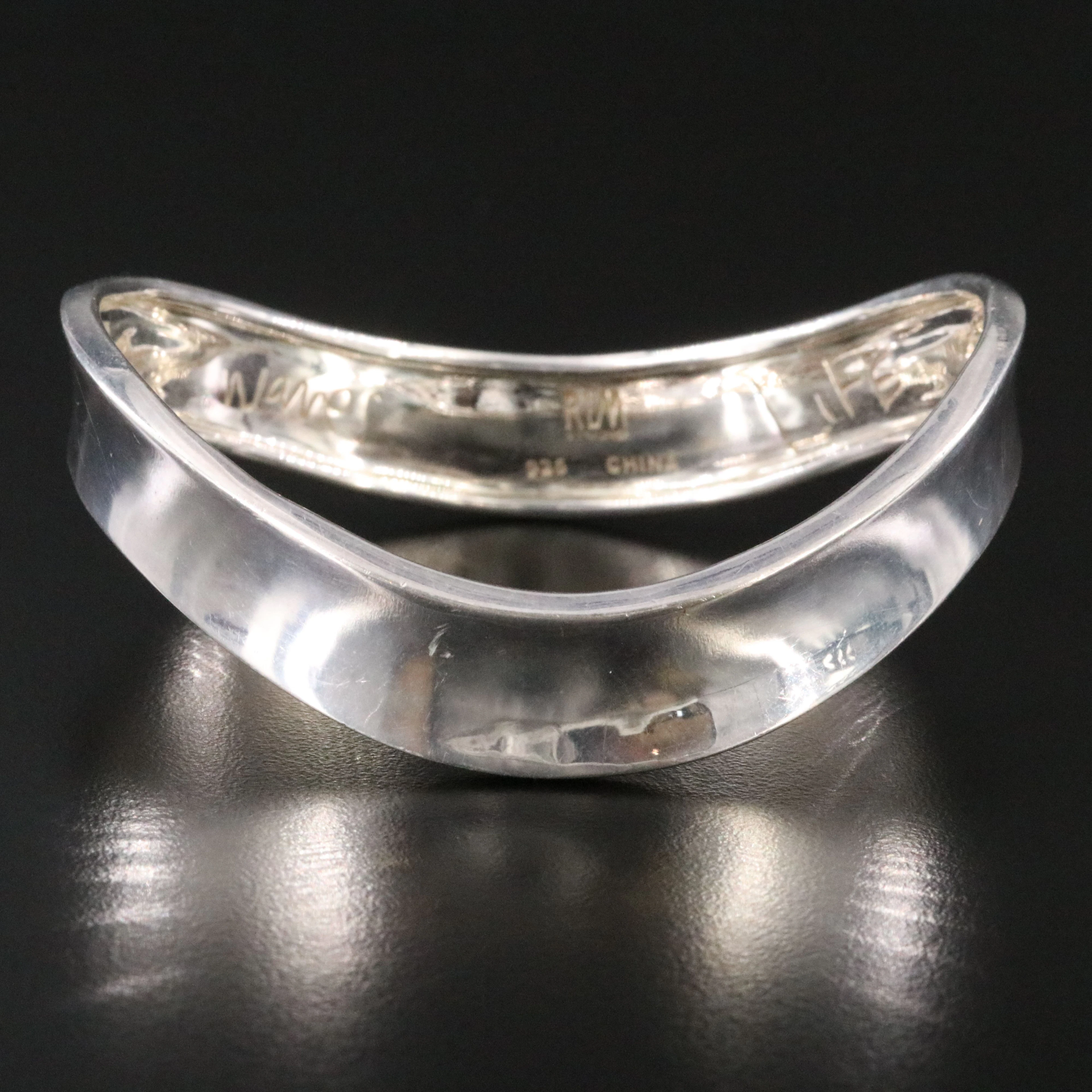 Robert Lee Morris Studio Sterling Wave Bangle