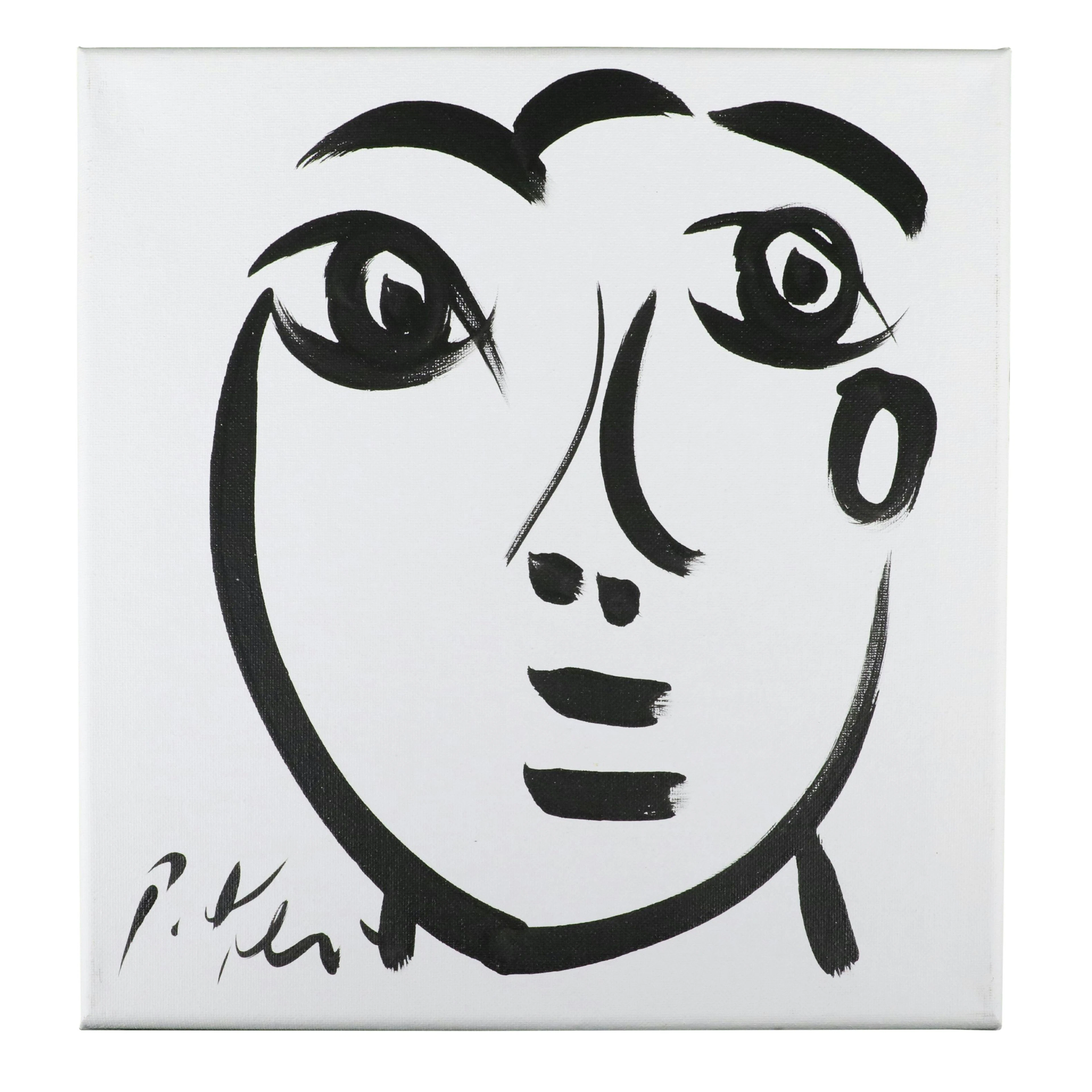 Peter Robert Keil Stylized Acrylic Portrait