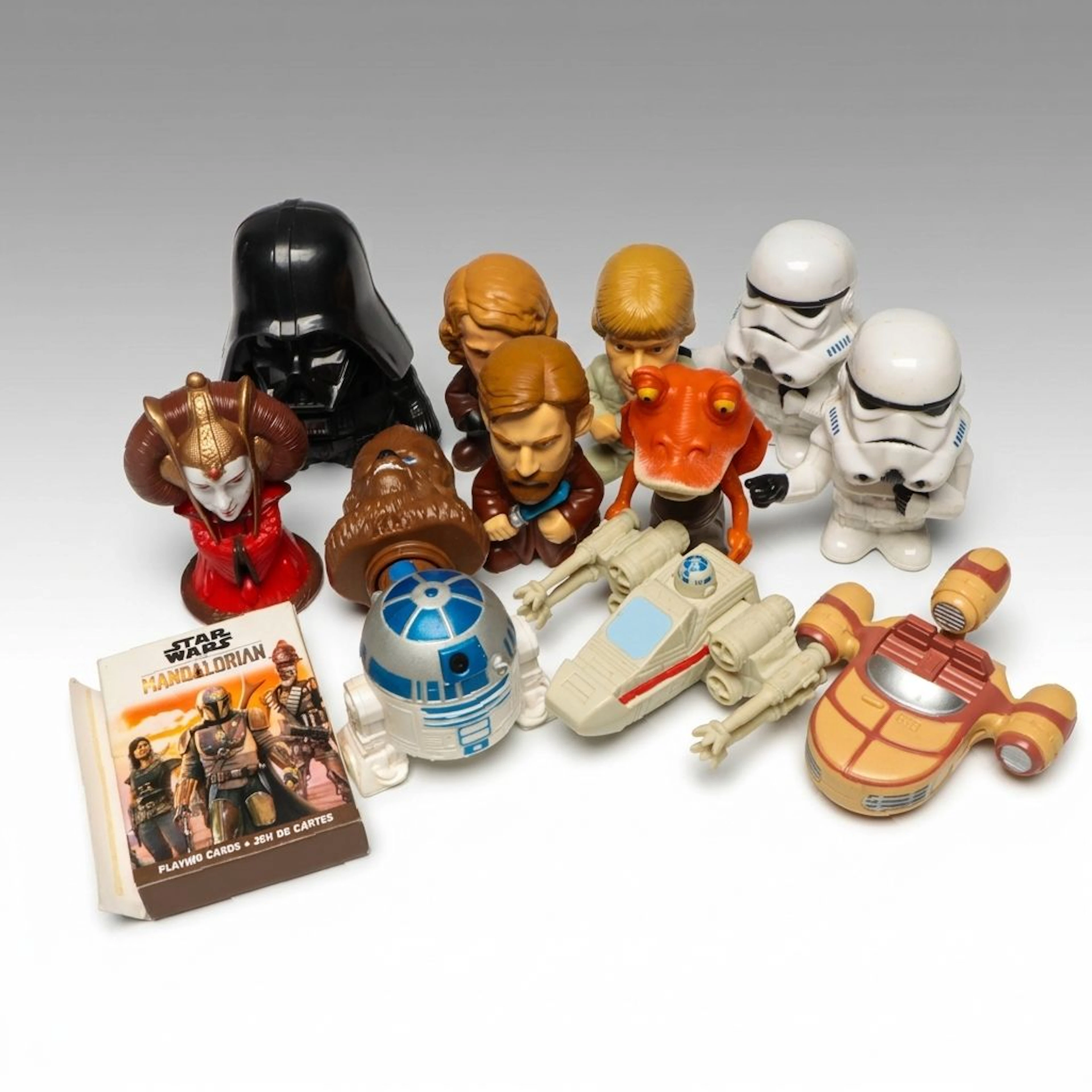 Burger King Star Wars Toys with Mandalorian Playing Cards