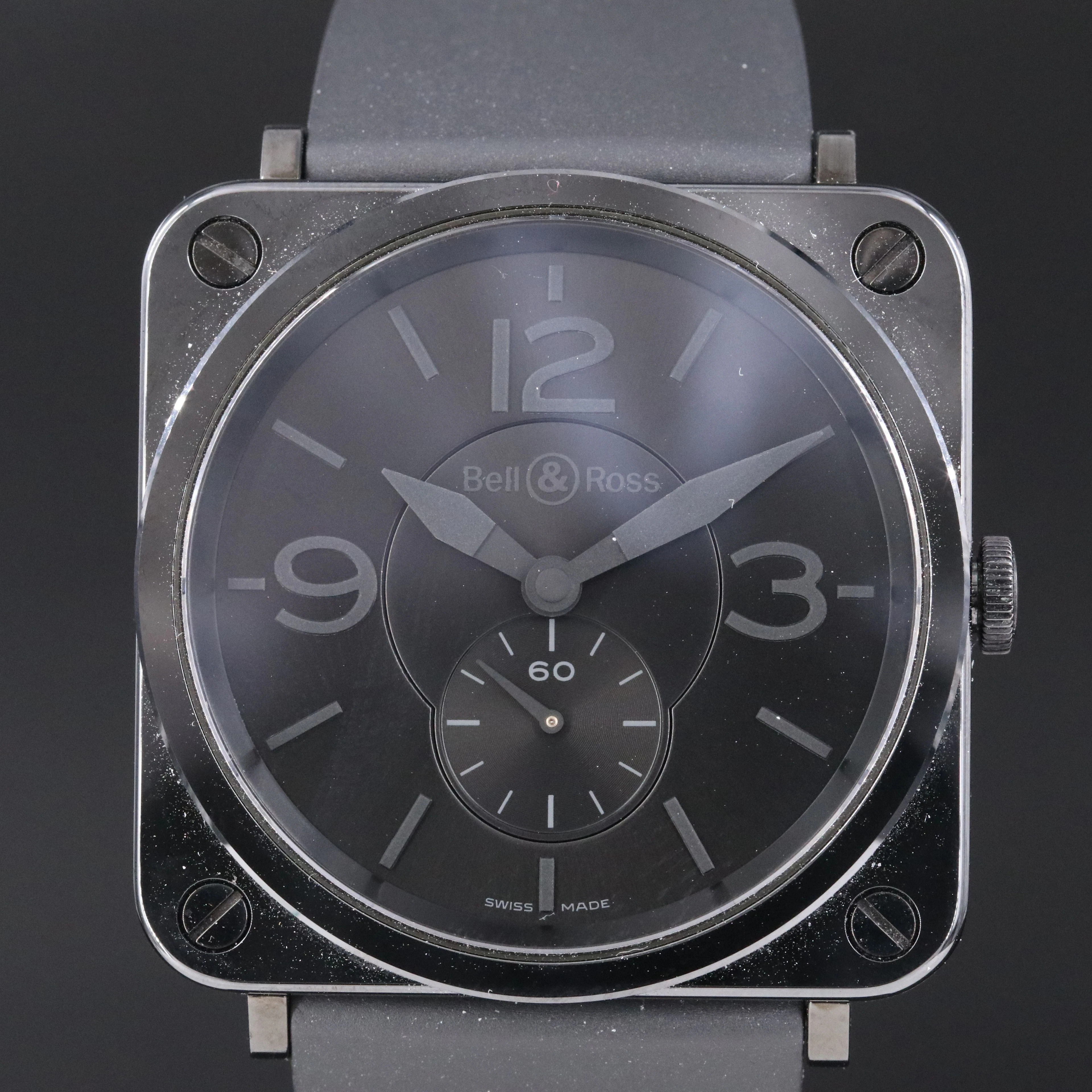 Bell & Ross Phantom BRS-98-PBC Ceramic & Steel Watch