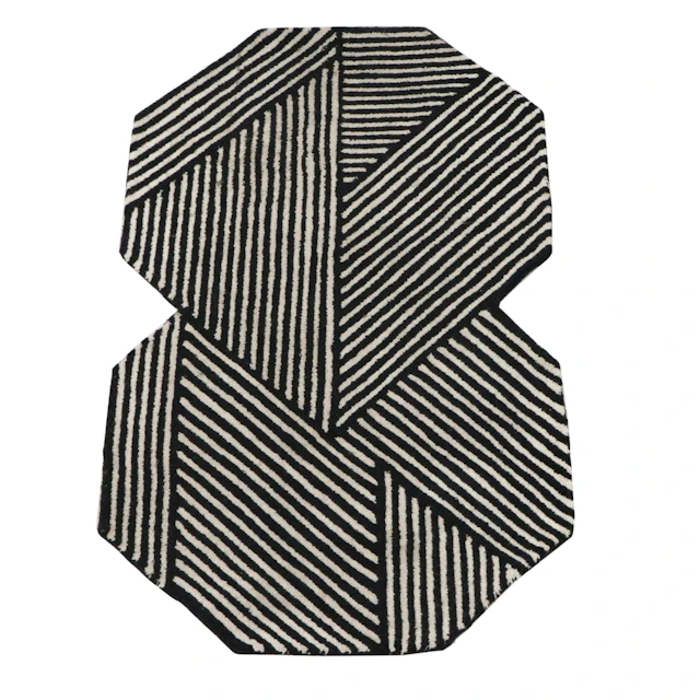 3'1 x 5'1 Hand-Tufted Anthropologie Geometric Area Rug