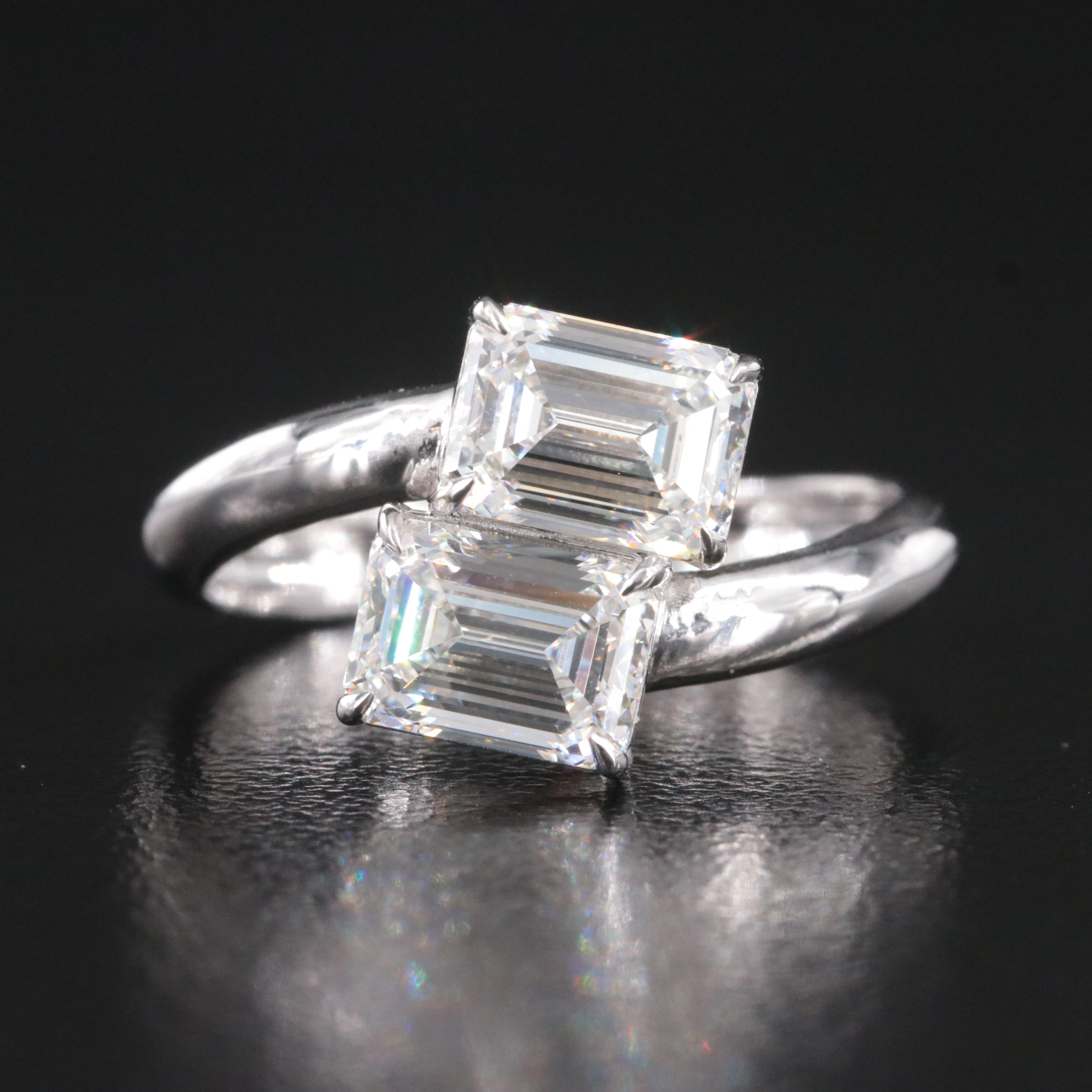 14K 2.12 CTW Lab Grown Diamond Ring with IGI Reports