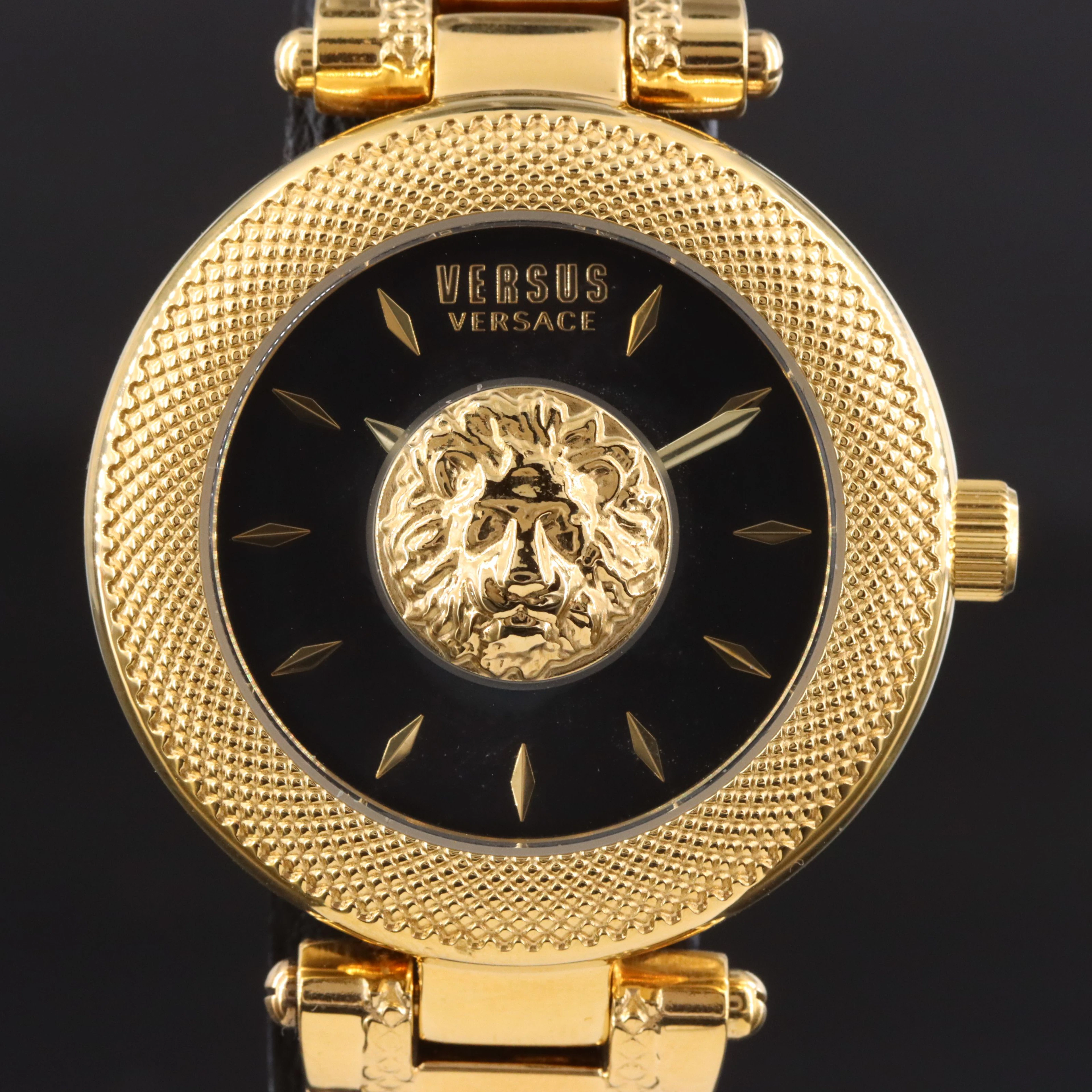 Versus Versace Brick Lane Gold-Tone Bracelet Watch # VSp640118