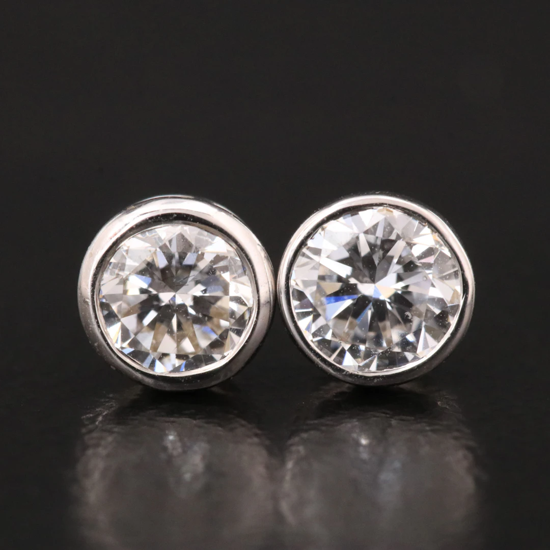14K 1.02 CTW Lab Grown Diamond Stud Earrings