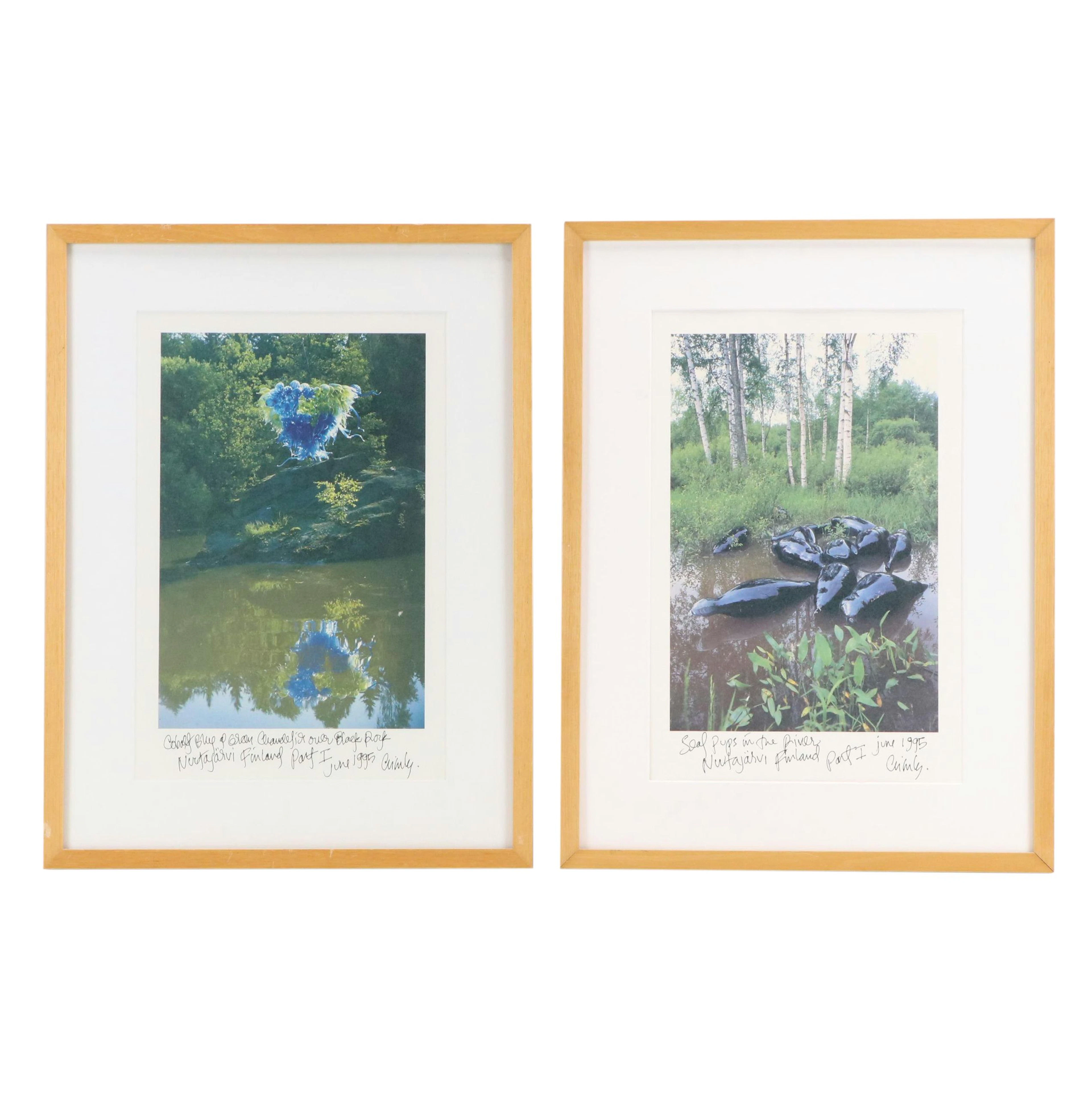 Offset Lithographs of Nuutajarvi, Finland After Dale Chihuly
