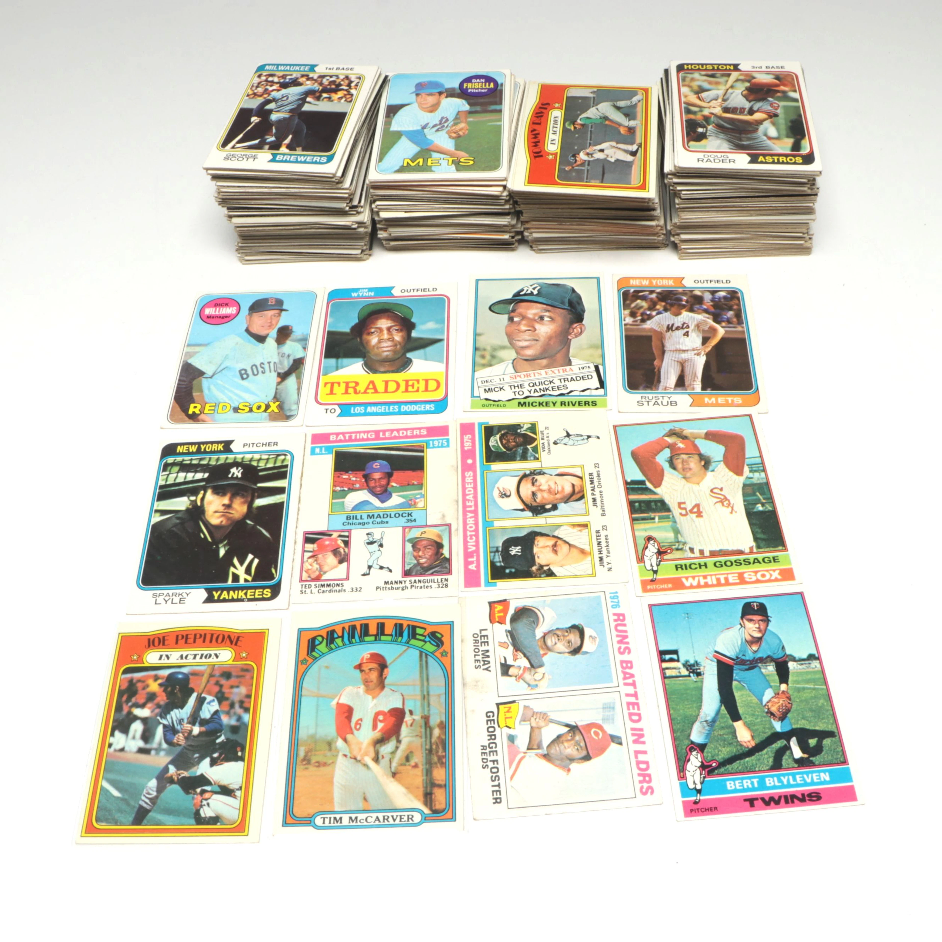 Topps Baseball Cards Featuring Bert Blyleven, Goose Gossage, & More