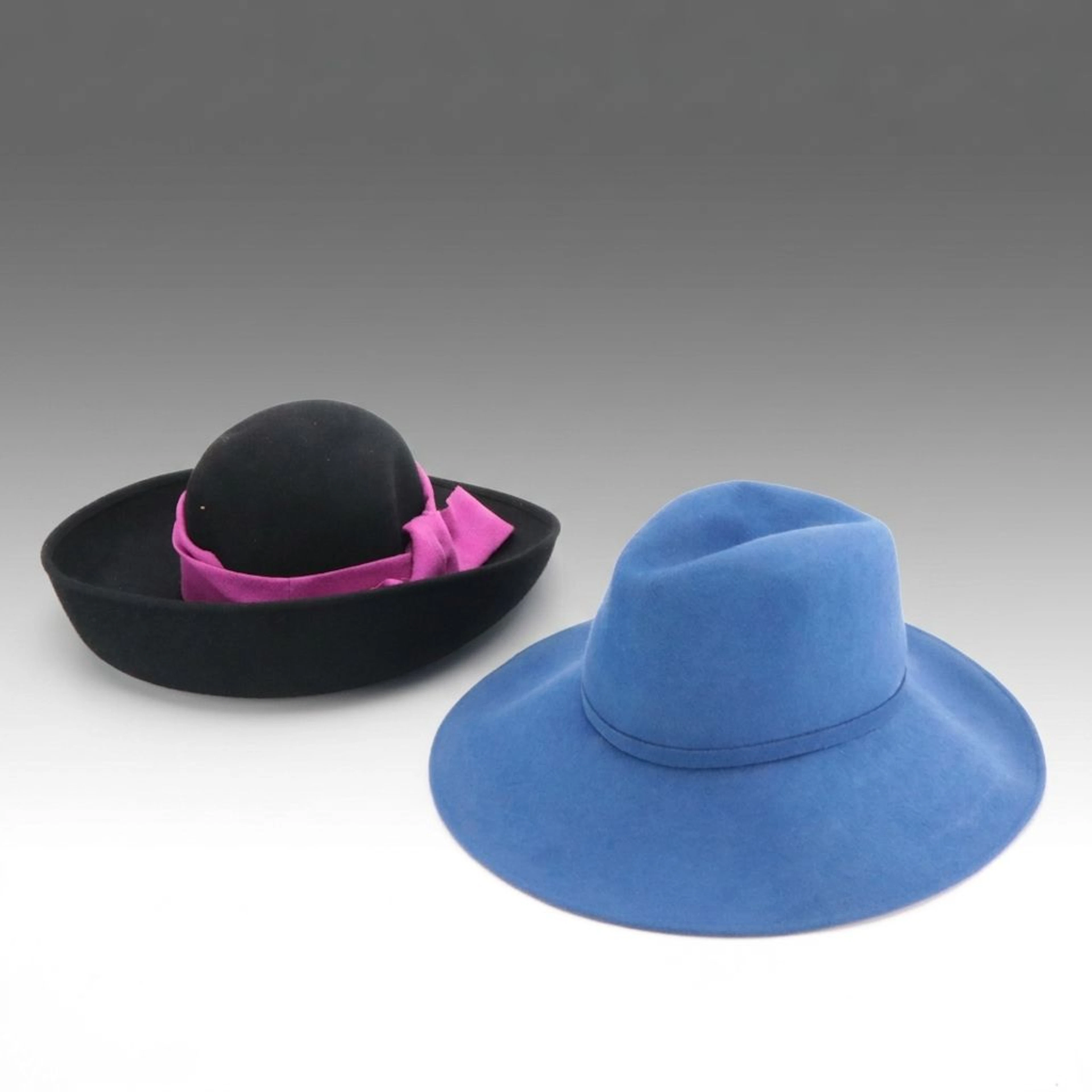 Chapeau Creations/Ruth Kropveld Fur Felt and Frank Olive Wool Felt