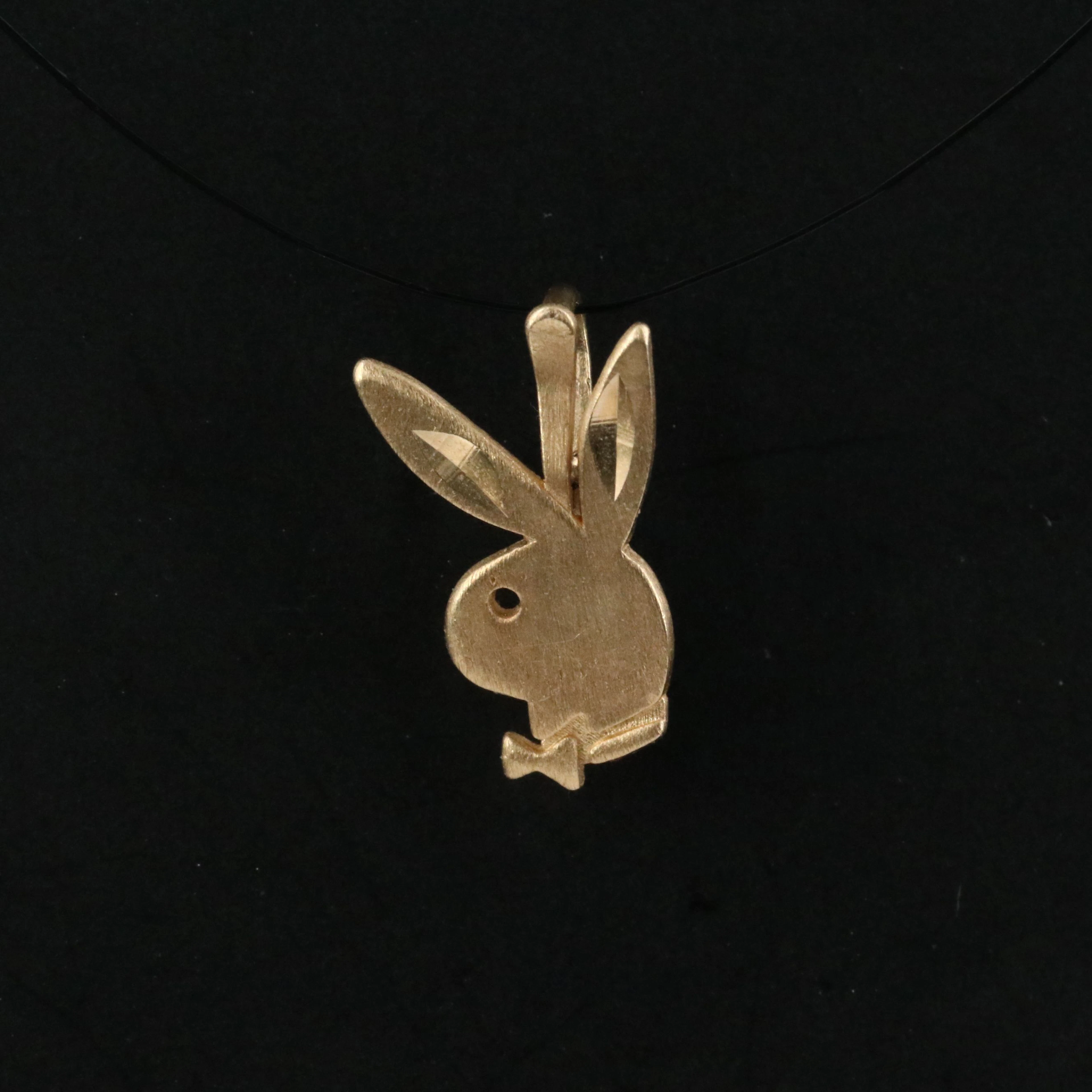 14K Playboy Bunny Pendant