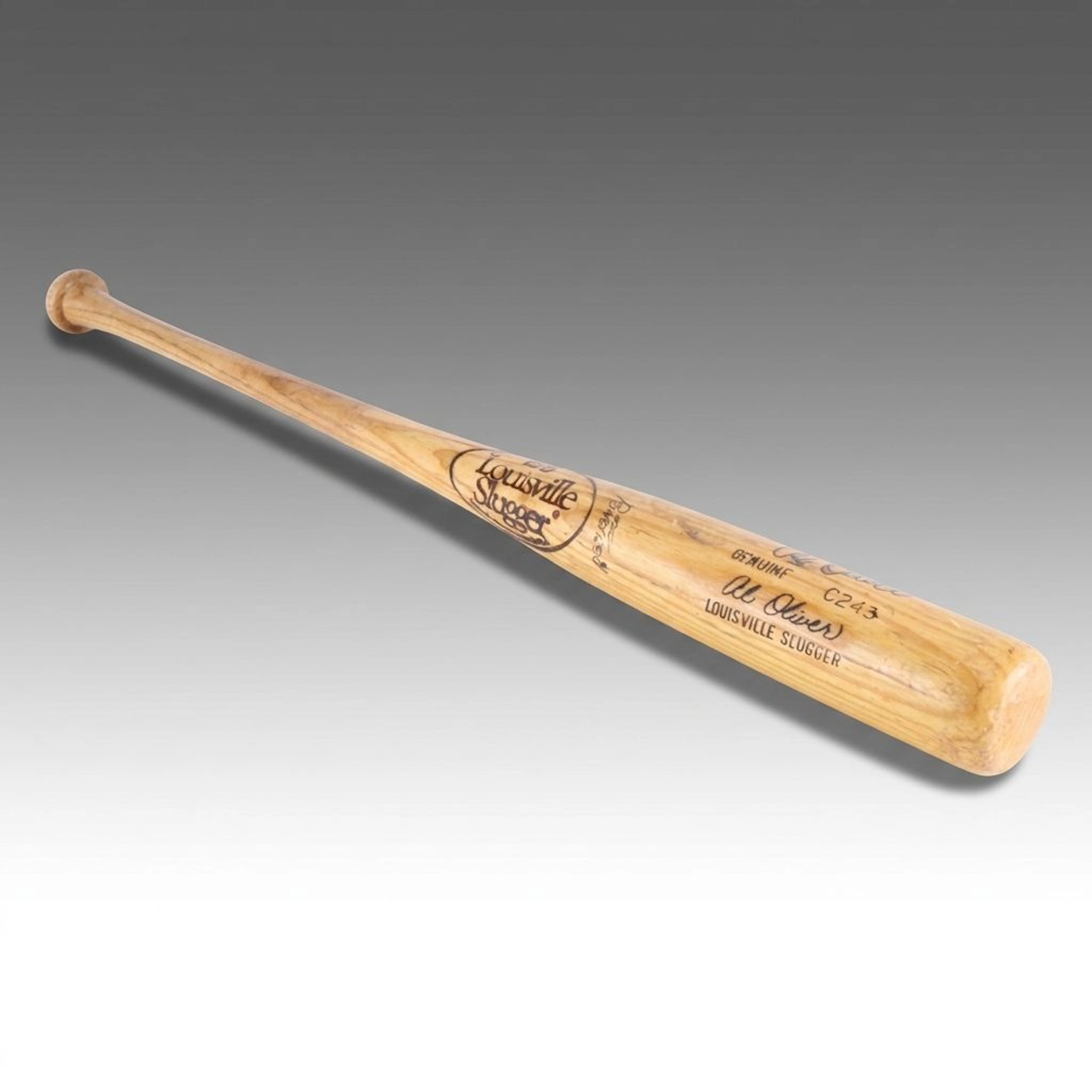 Al Oliver Signed Louisville Slugger Baseball Bat, Pittsburgh Pirates