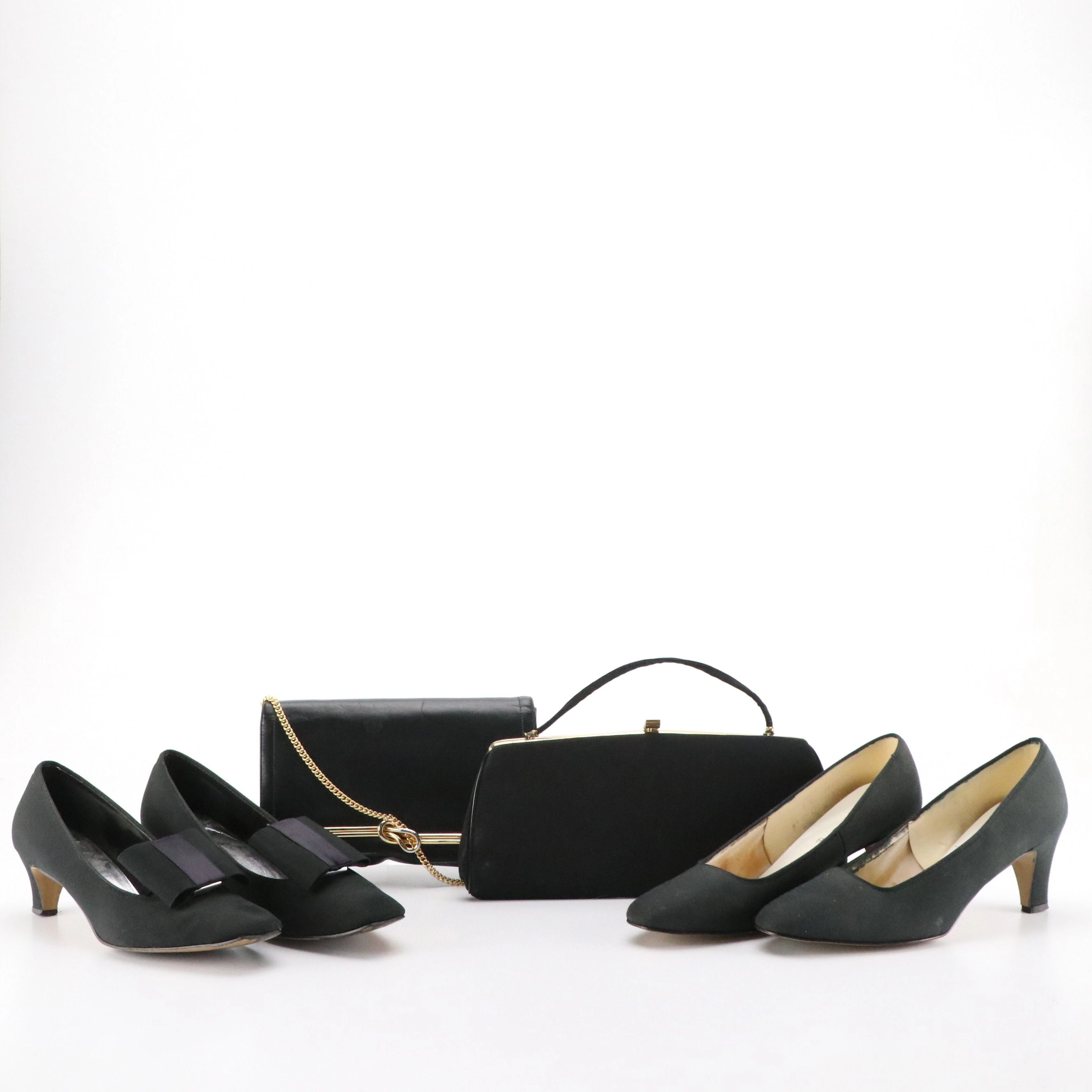 Harry Levine and Susan Gail Evening Bags with Imperial and Encanto Pumps