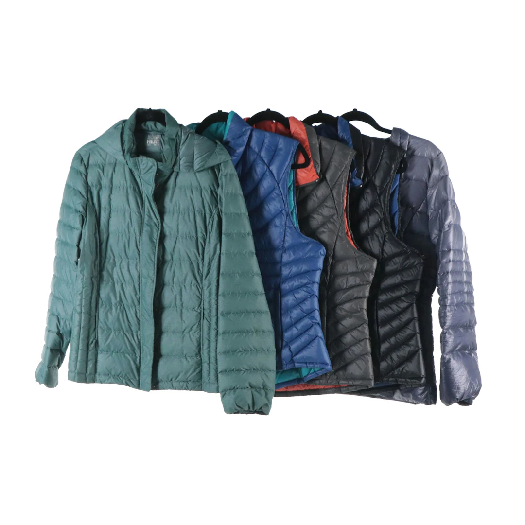 Bernardo Goose Down Filled Puffer Vests With Kensie & 32° Heat Puffer Jackets